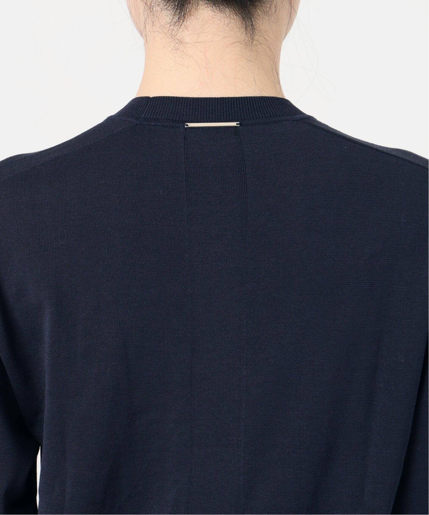 cotton silk crew プルオーバー（ニット／セーター）｜VERMEIL par