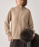 Cashmere 100 Knit Hoodie