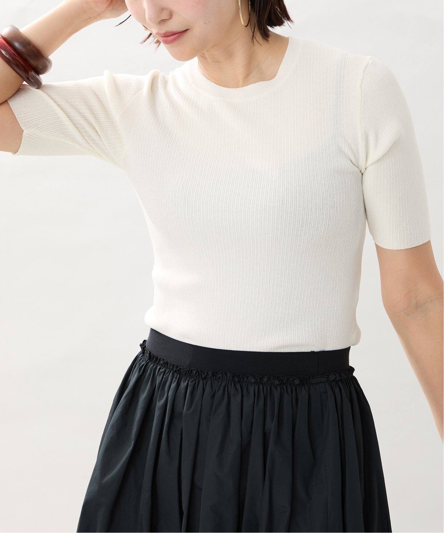 DINER Random rib プルオーバー（ニット／セーター）｜VERMEIL