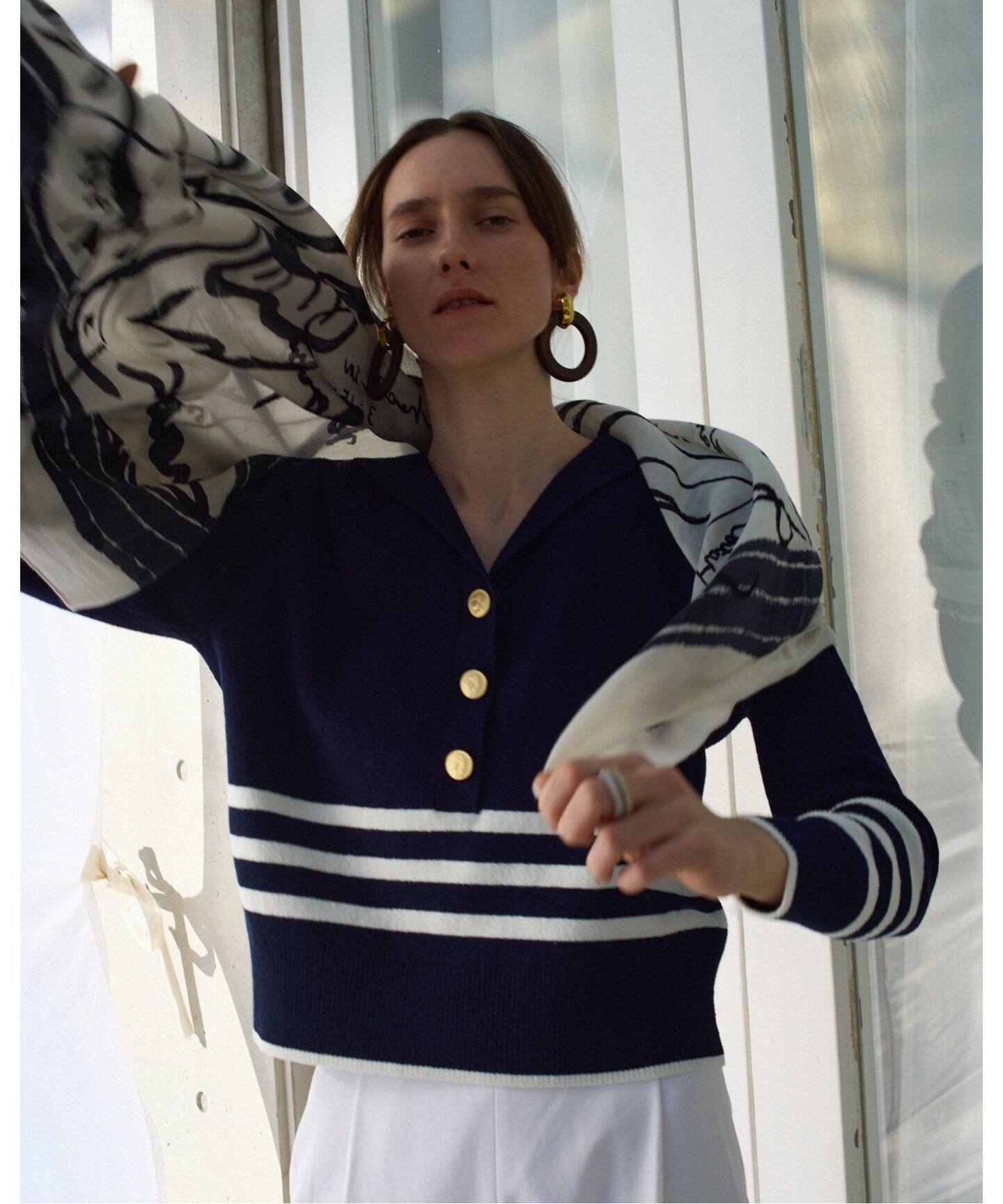 GOLD point sailor knit（ニット／セーター）｜VERMEIL par iena 