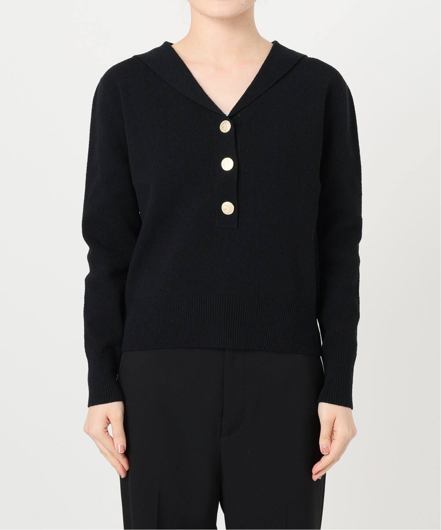 GOLD point sailor knit（ニット／セーター）｜VERMEIL par iena 