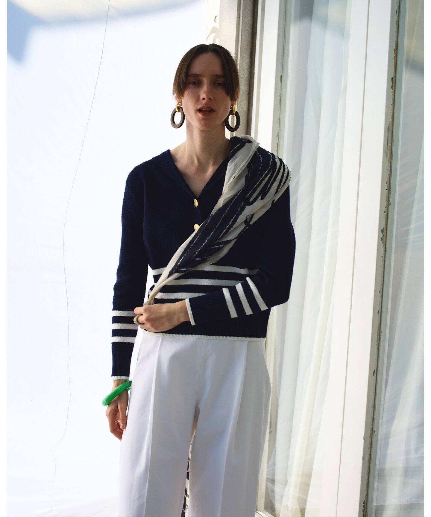 GOLD point sailor knit（ニット／セーター）｜VERMEIL par iena 