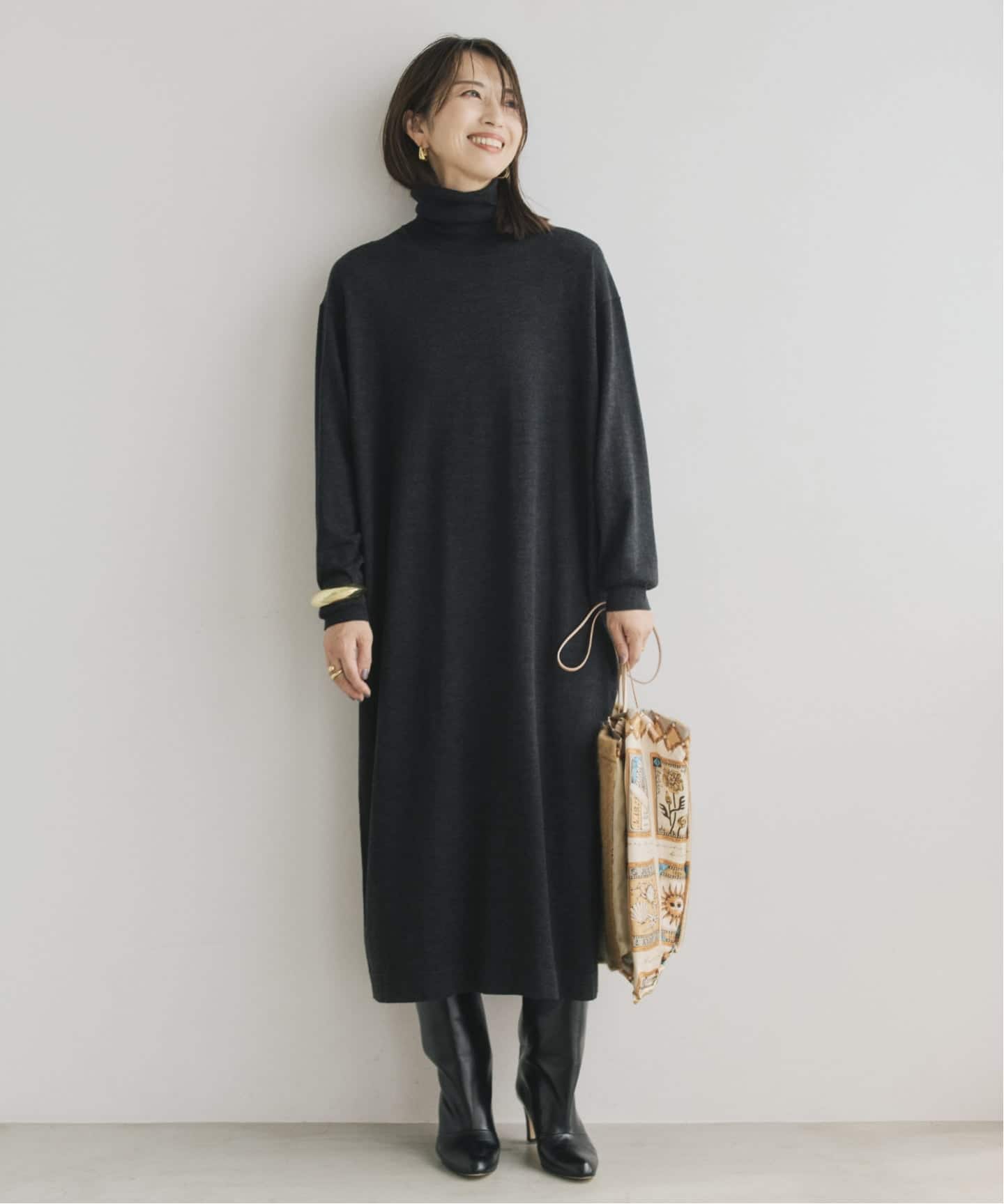 予約》GLOW wool knit ワンピース（ニットワンピース）｜VERMEIL