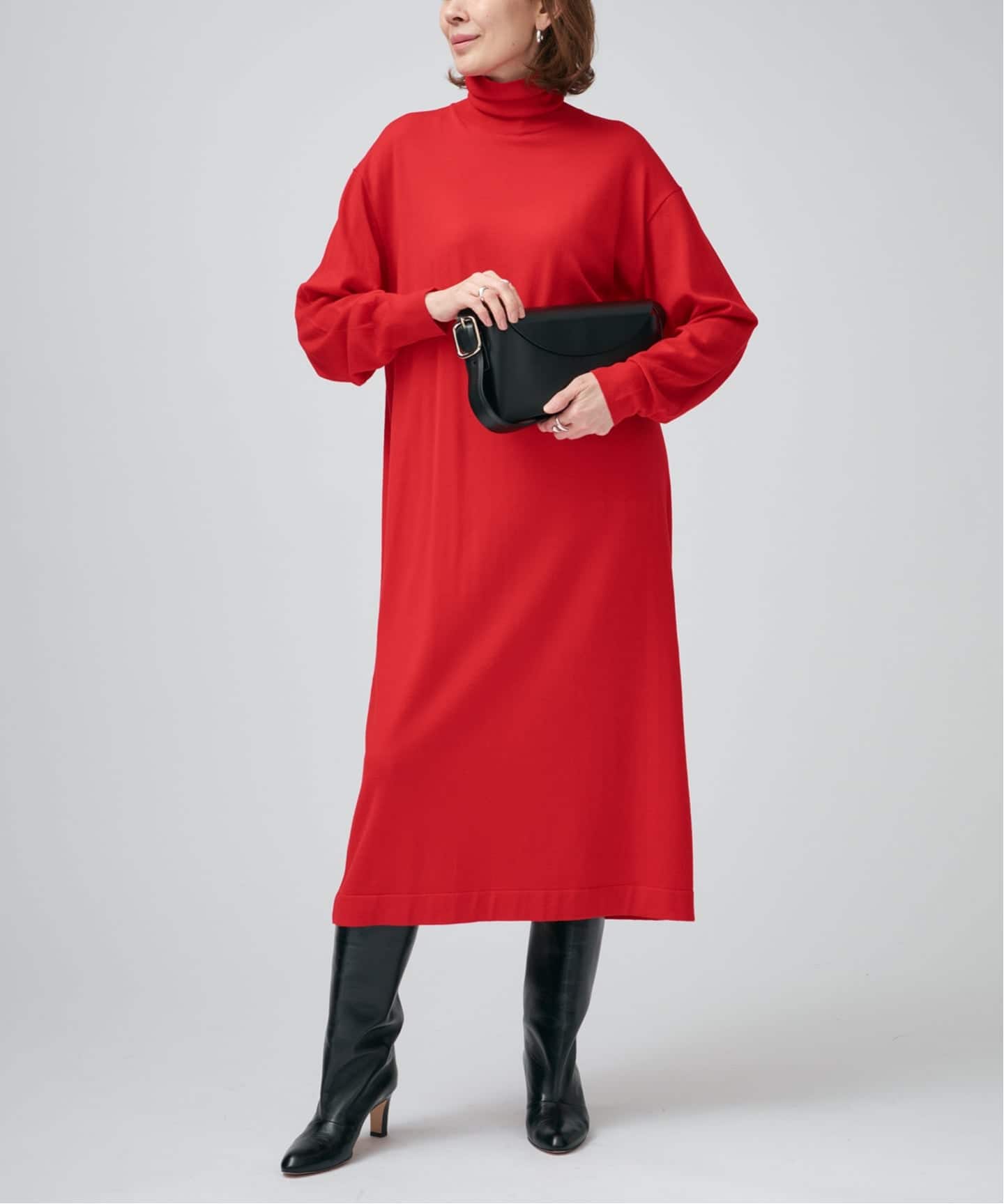 追加》GLOW wool knit ワンピース（ニットワンピース）｜VERMEIL par