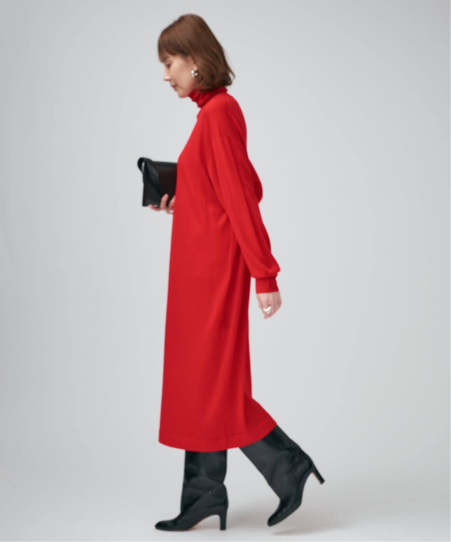 追加予約》GLOW wool knit ワンピース（ニットワンピース）｜VERMEIL