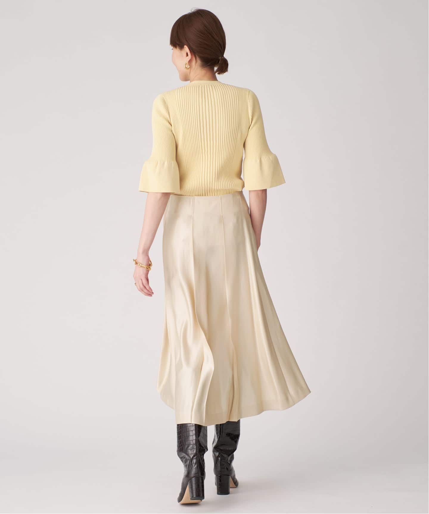 cotton stretch RIB プルオーバー（ニット／セーター）｜VERMEIL