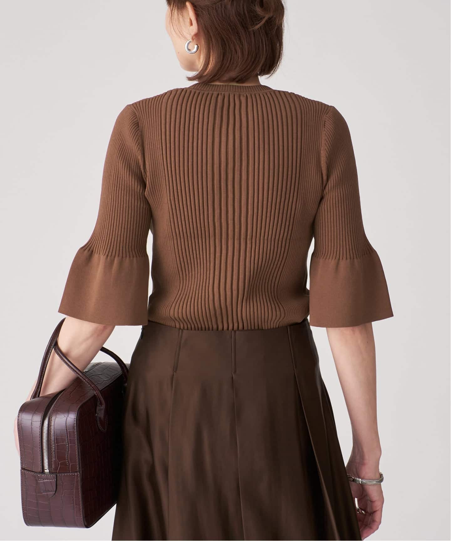 VERMEIL par iena - vermeil par iena コットンプルオーバー cotton silk crew プルオーバー（ニット／セーター）｜VERMEIL