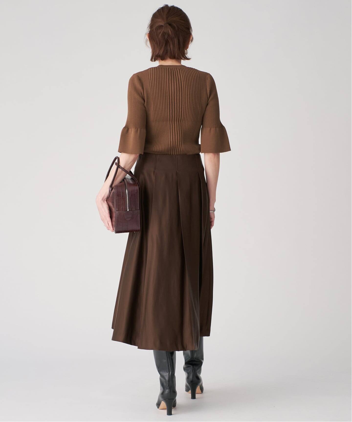 cotton stretch RIB プルオーバー（ニット／セーター）｜VERMEIL