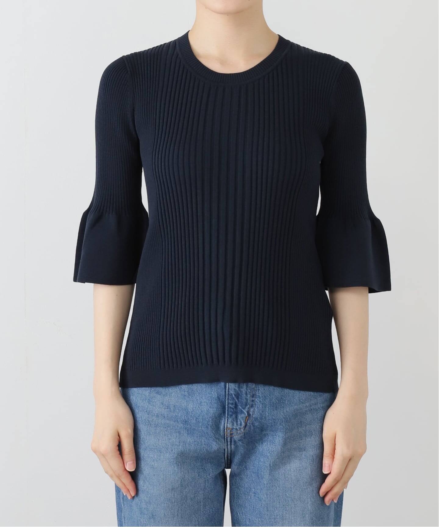 ヴェルメイユパーイエナ　ウールパイルプルオーバー cotton silk crew プルオーバー（ニット／セーター）｜VERMEIL