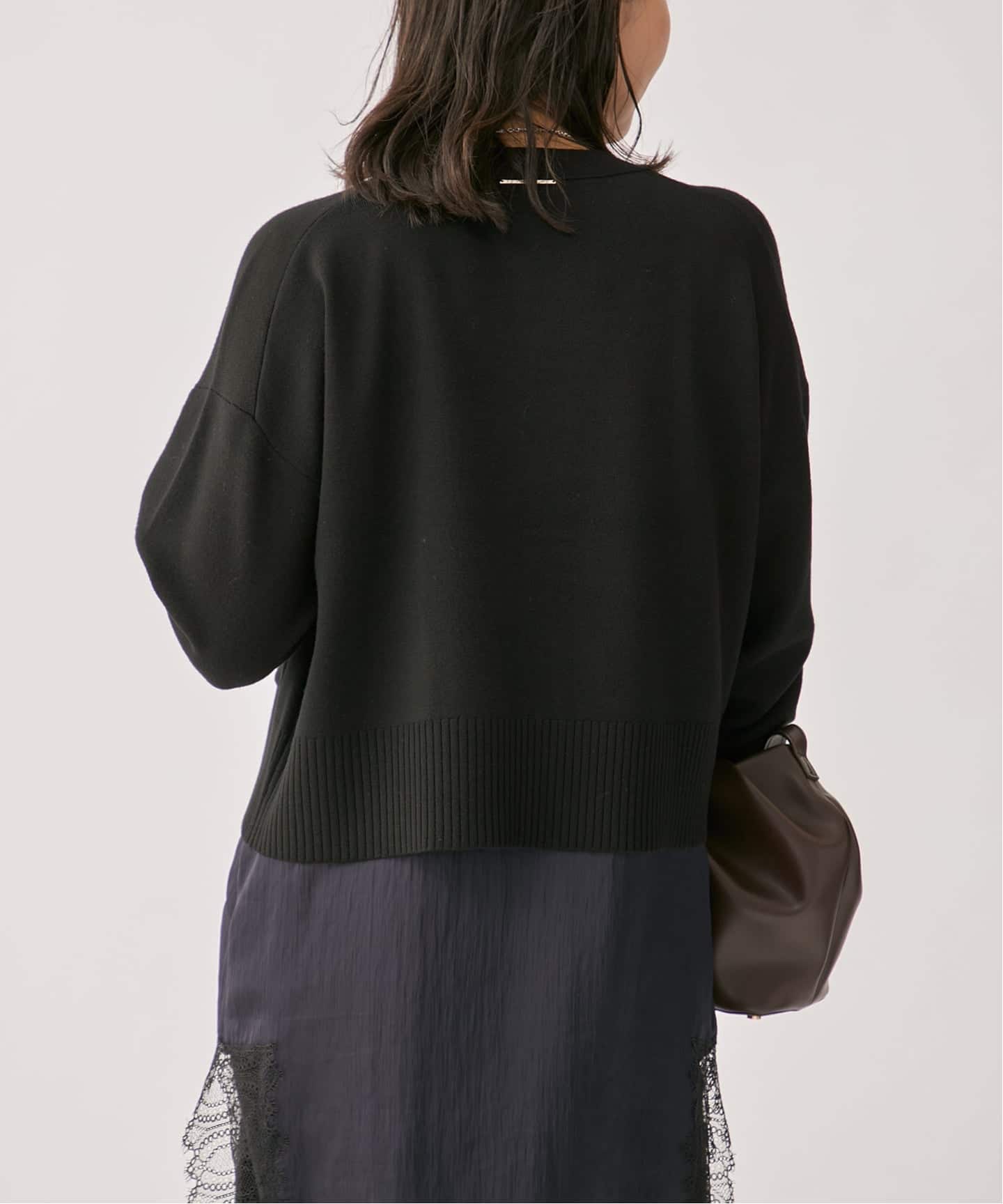 wool knit Vneck カーディガン（カーディガン）｜VERMEIL par iena