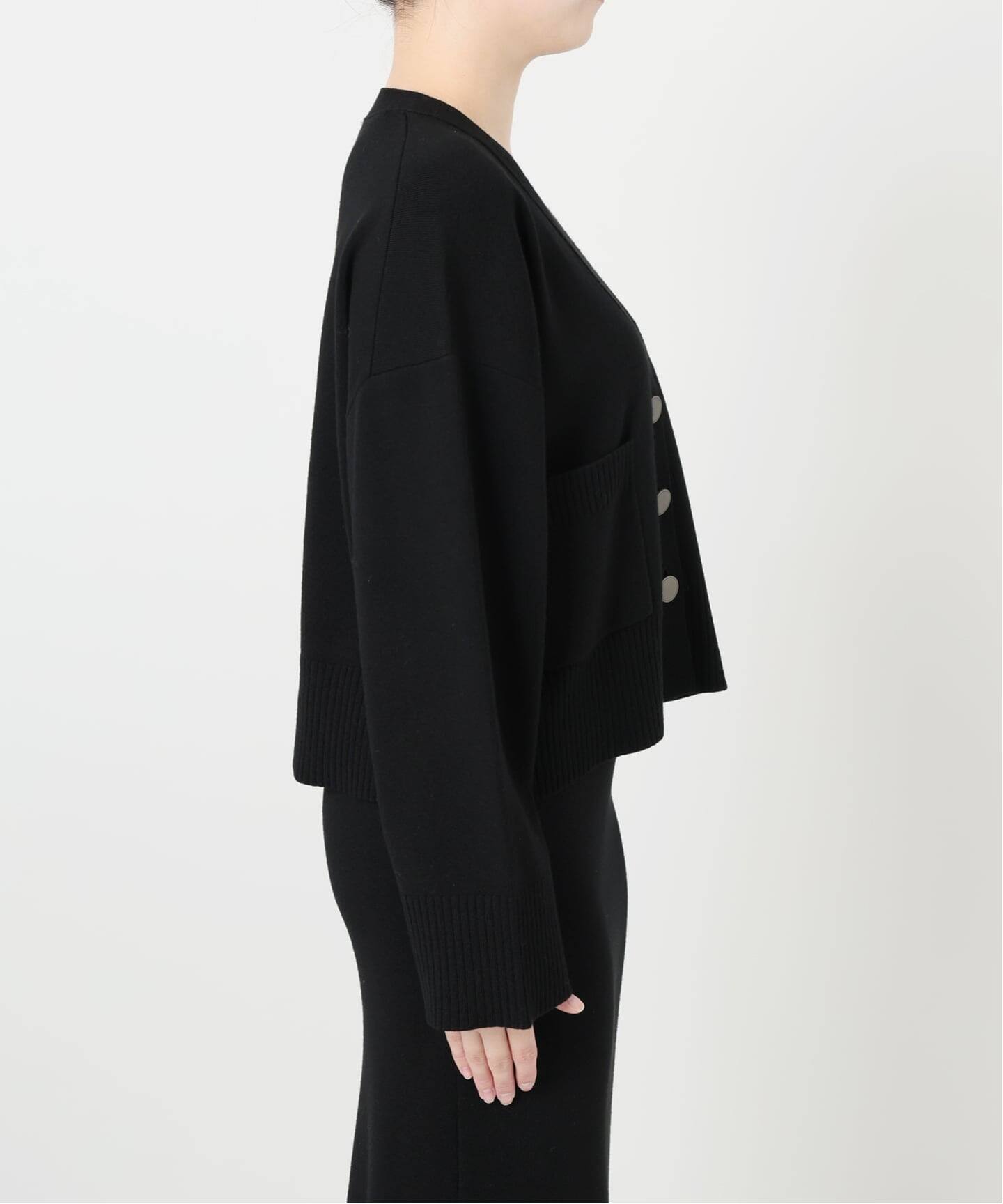 美品】ヴェルメイユパーイエナ 定価3万円 ウール リブ Vネック