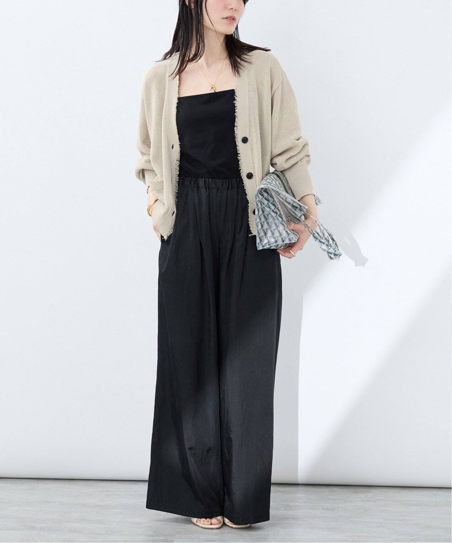 ペーパーテープヤーン カーデ（カーディガン）｜VERMEIL par iena
