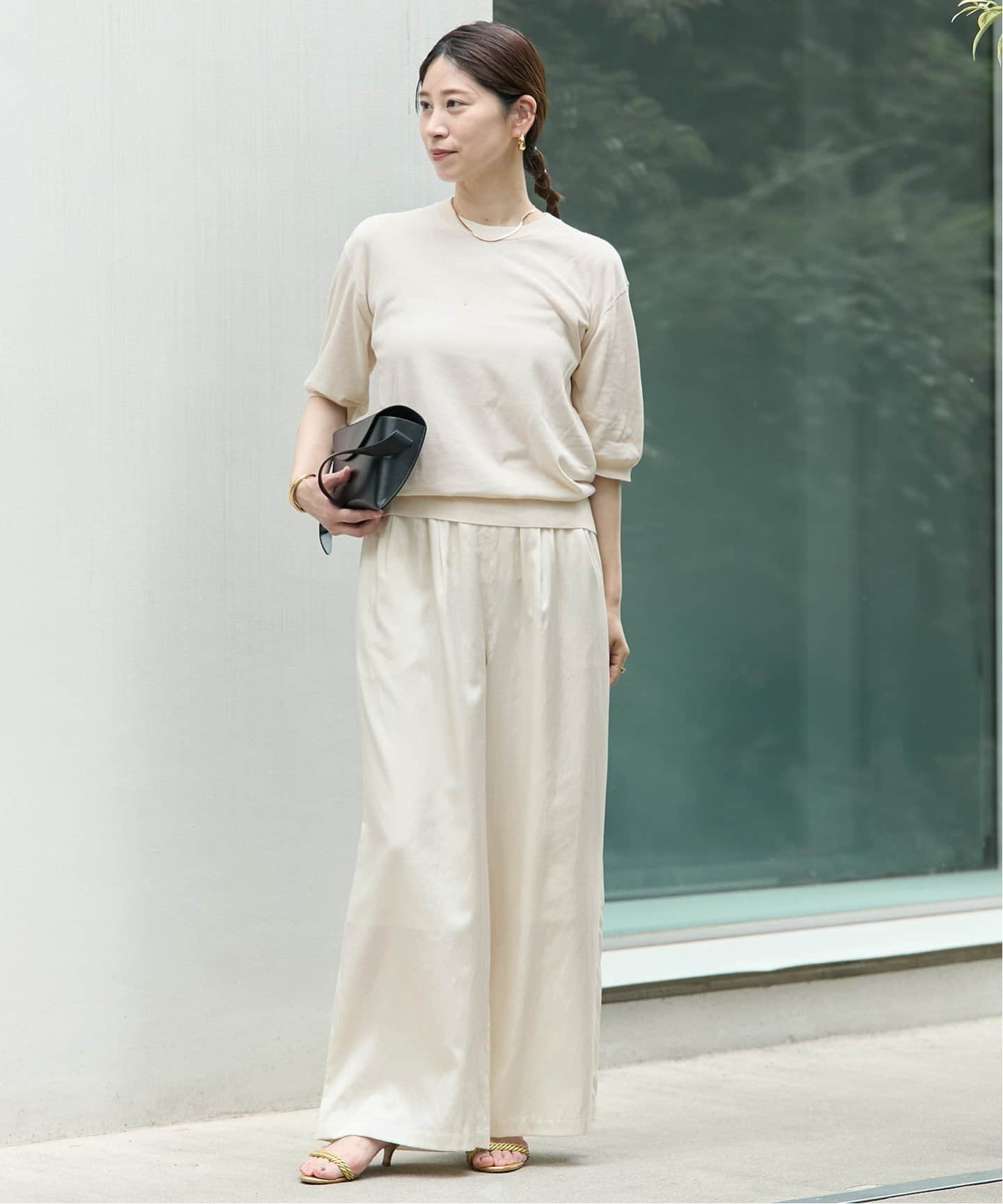 ITALIAN Cotton Basic プルオーバー（ニット／セーター