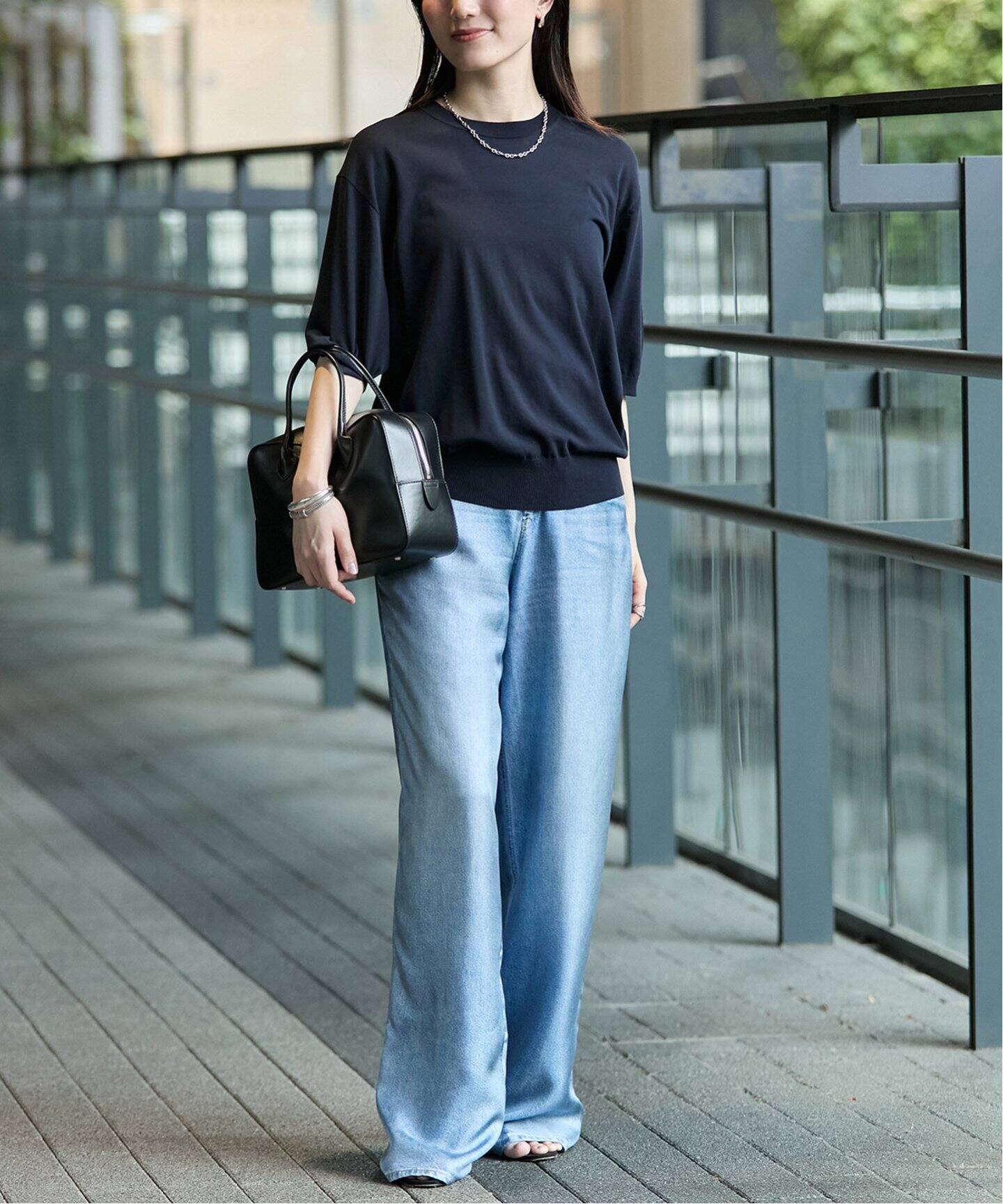 ITALIAN Cotton Basic プルオーバー（ニット／セーター