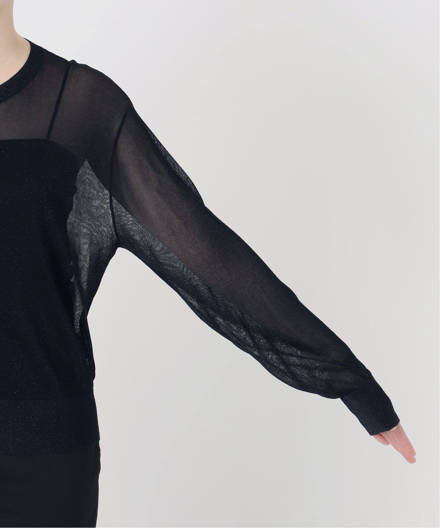 Luxe Sheer Knit Short カーディガン（カーディガン）｜VERMEIL par