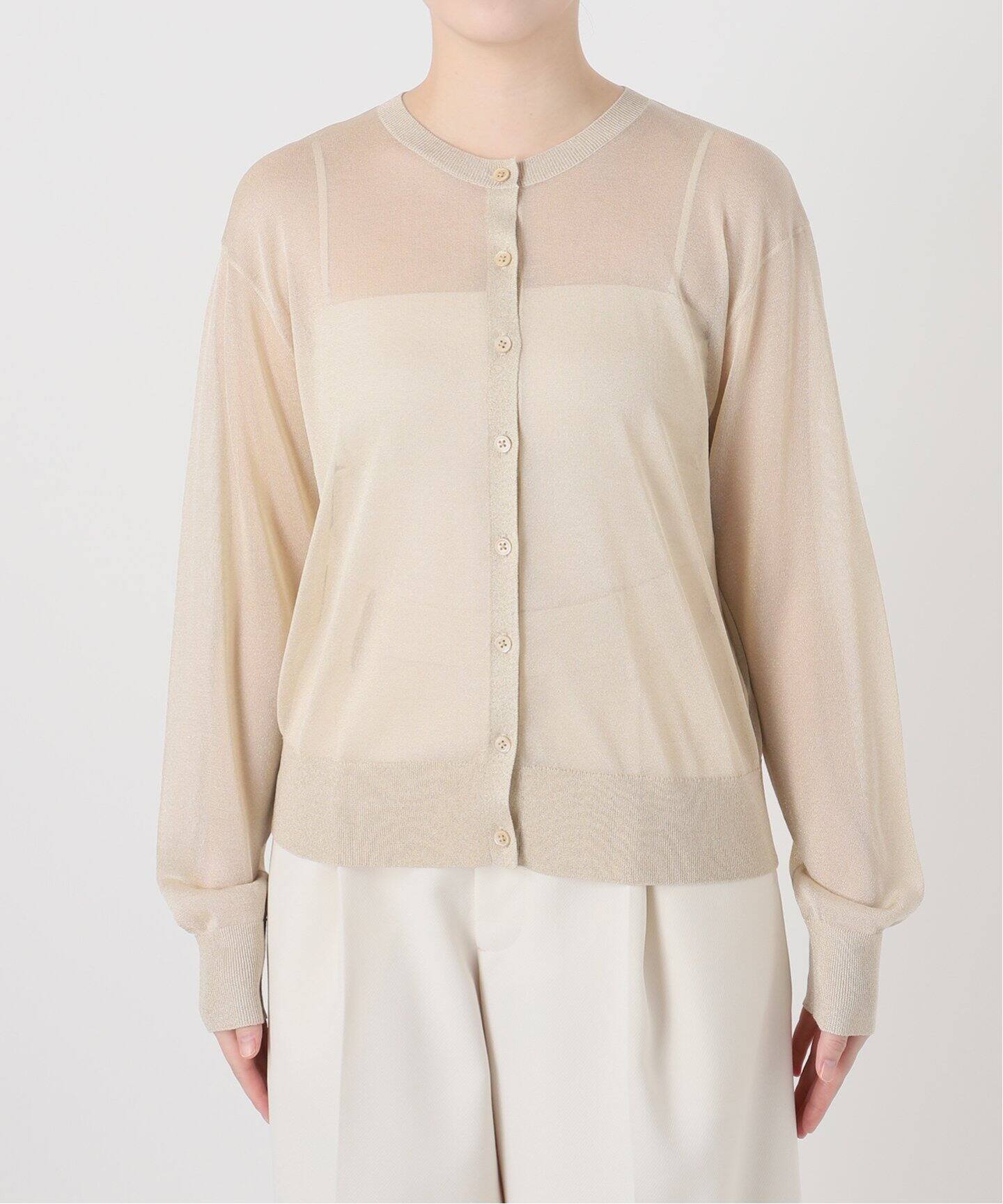 Luxe Sheer Knit Short カーディガン（カーディガン）｜VERMEIL par