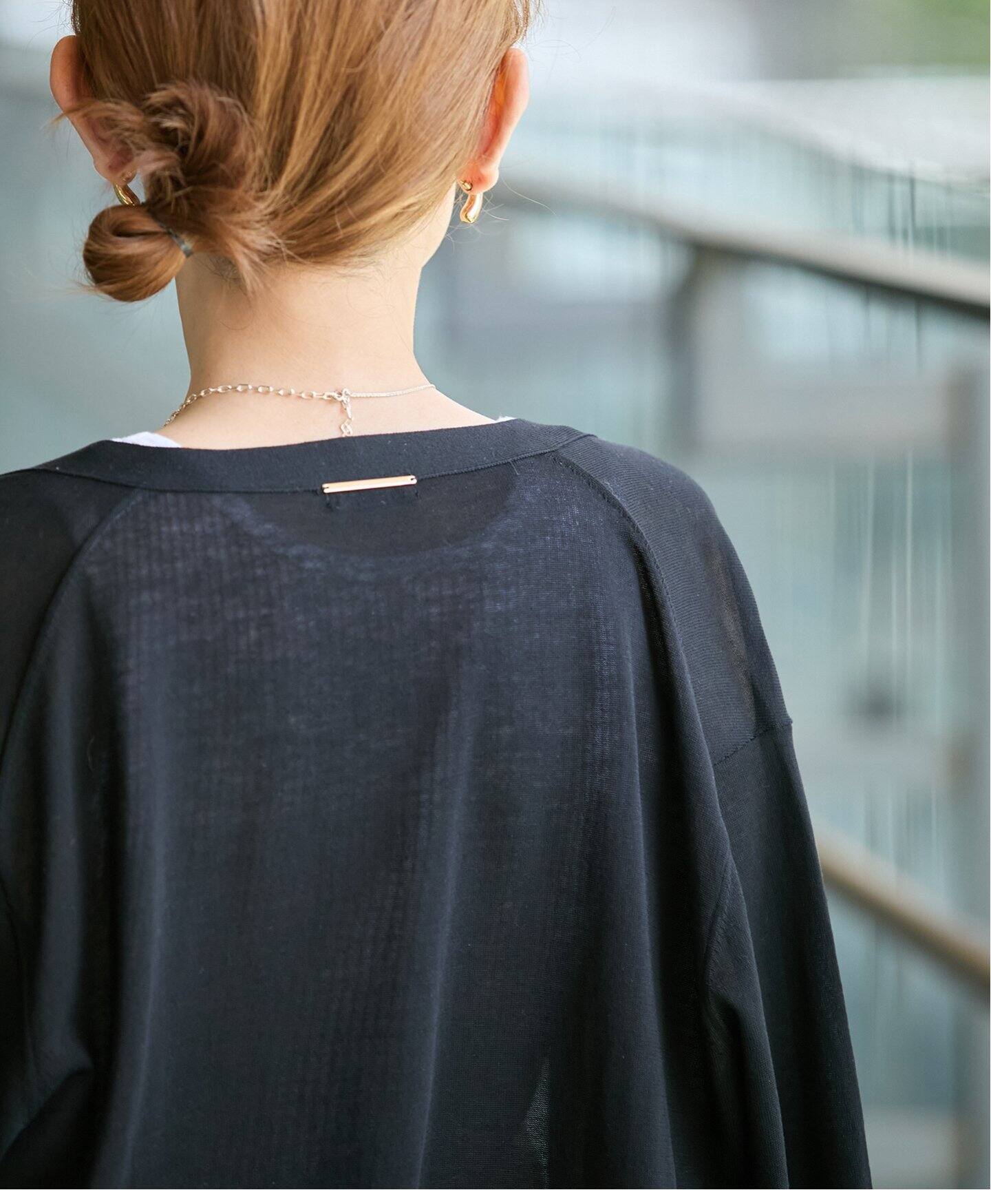 ICE Feel Cotton Knit Vネックカーディガン（カーディガン）｜VERMEIL
