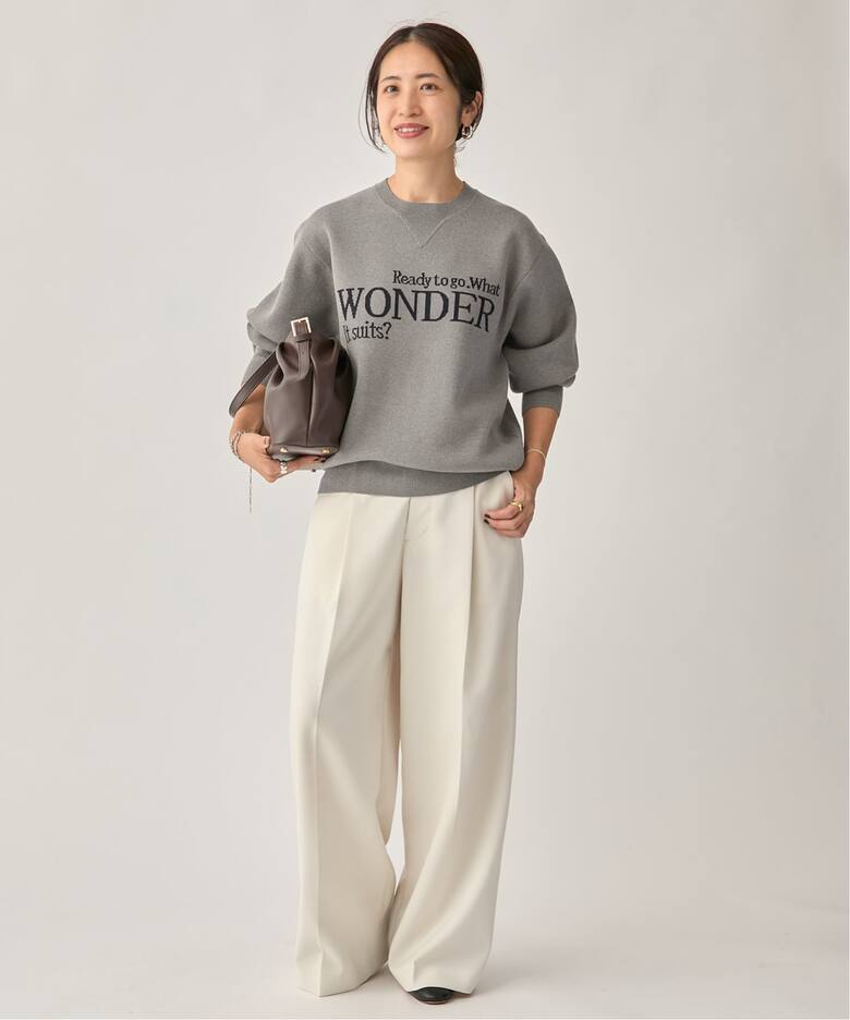 LOGO Knit プルオーバー（ニット／セーター）｜VERMEIL par iena 
