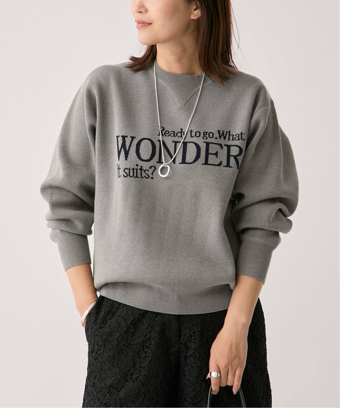 LOGO Knit プルオーバー（ニット／セーター）｜VERMEIL par iena