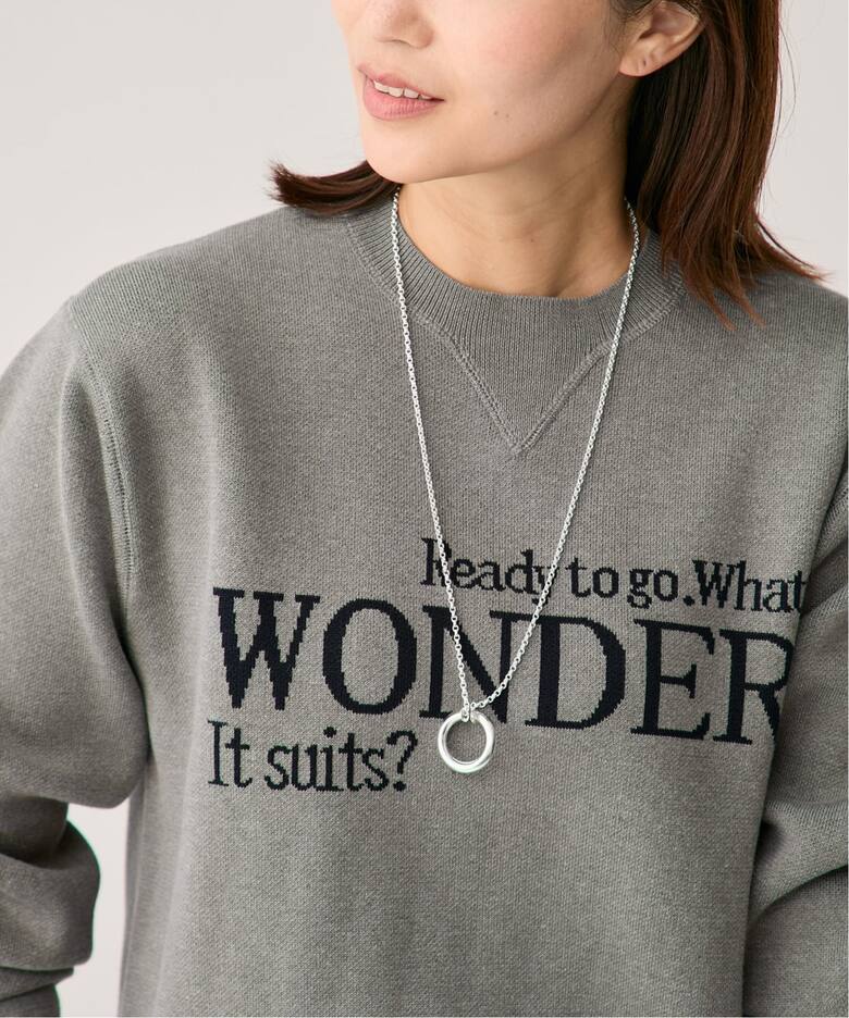 LOGO Knit プルオーバー（ニット／セーター）｜VERMEIL par iena 