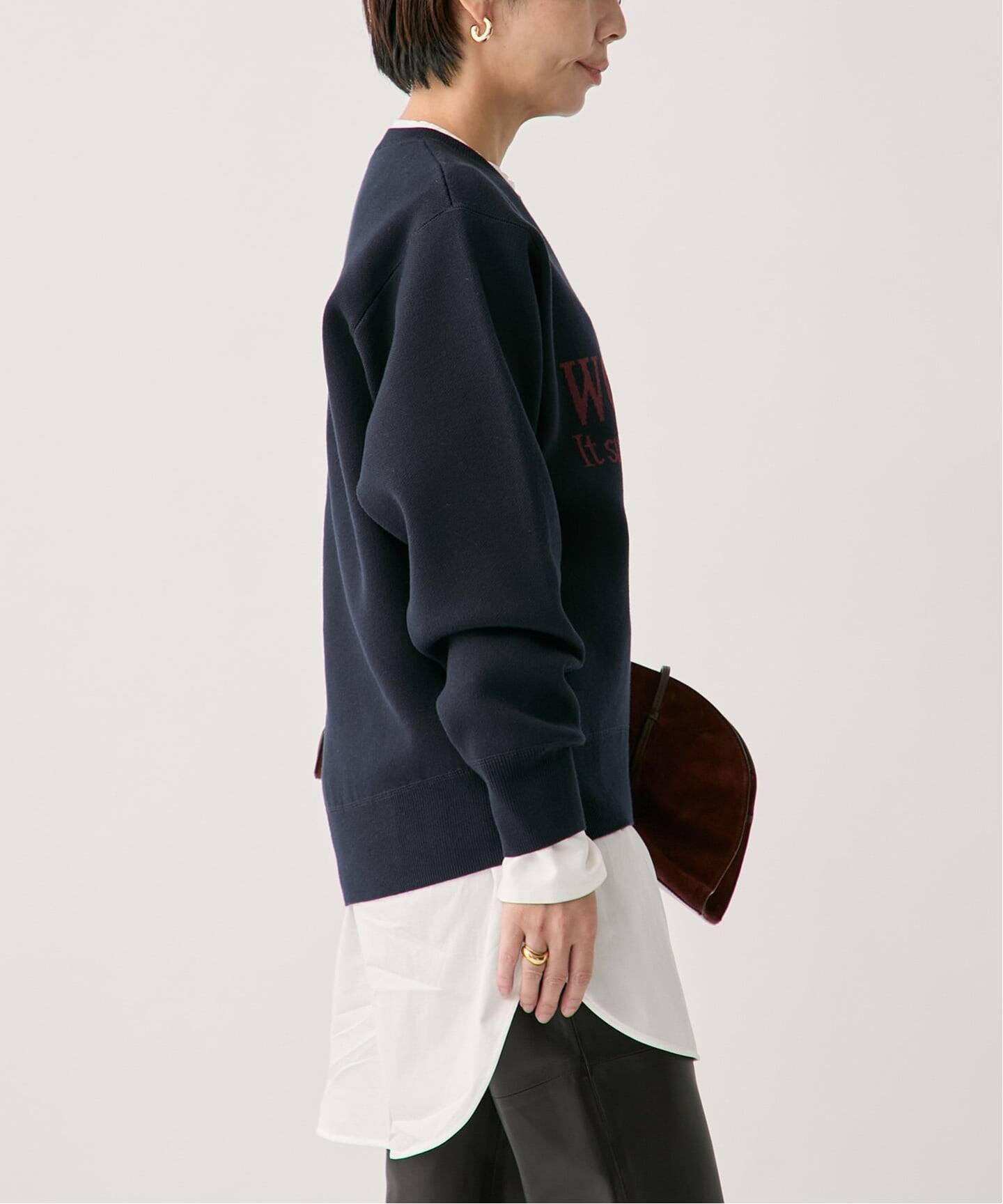 LOGO Knit プルオーバー（ニット／セーター）｜VERMEIL par iena