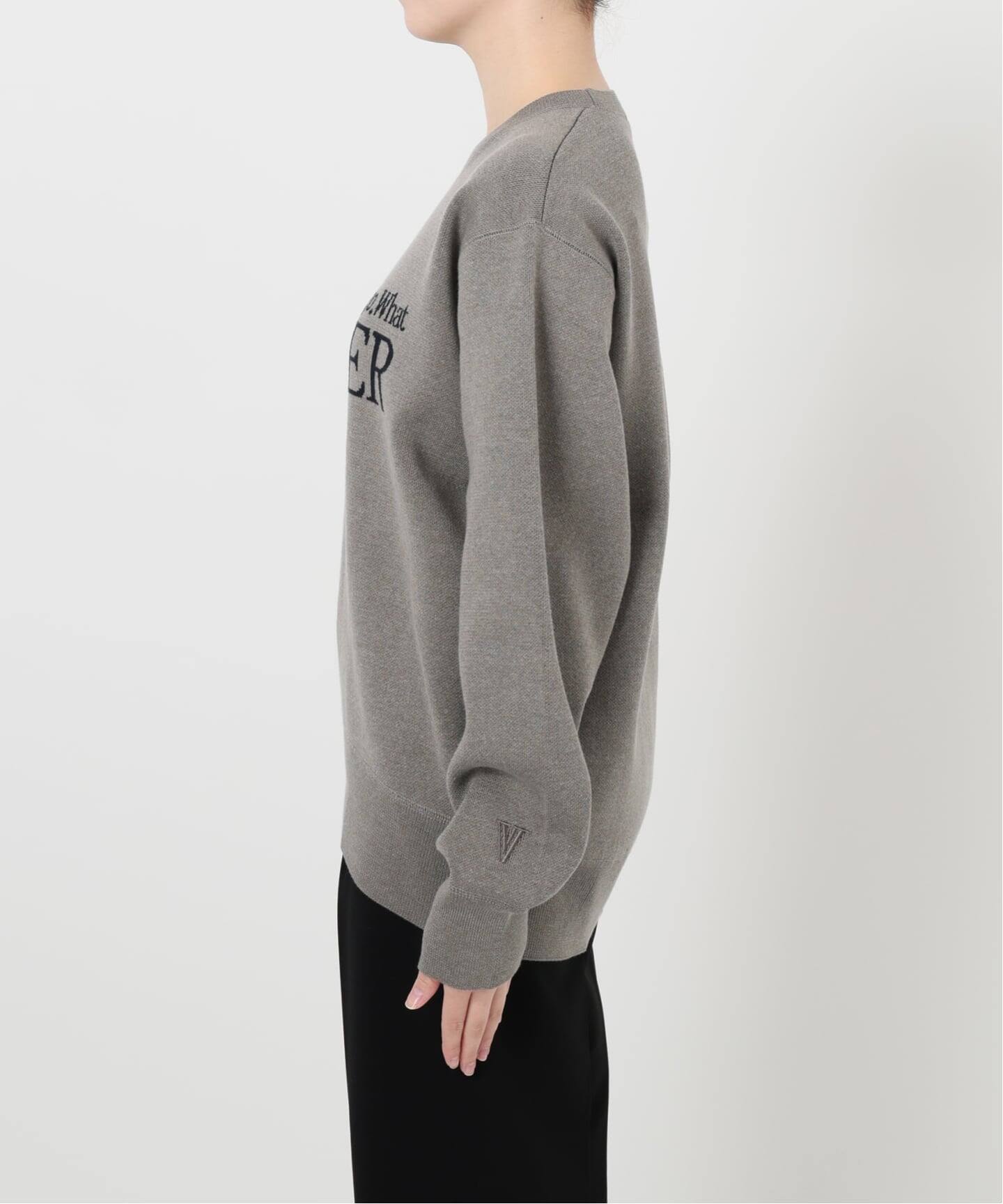 予約》LOGO Knit pullover（ニット／セーター）｜VERMEIL par