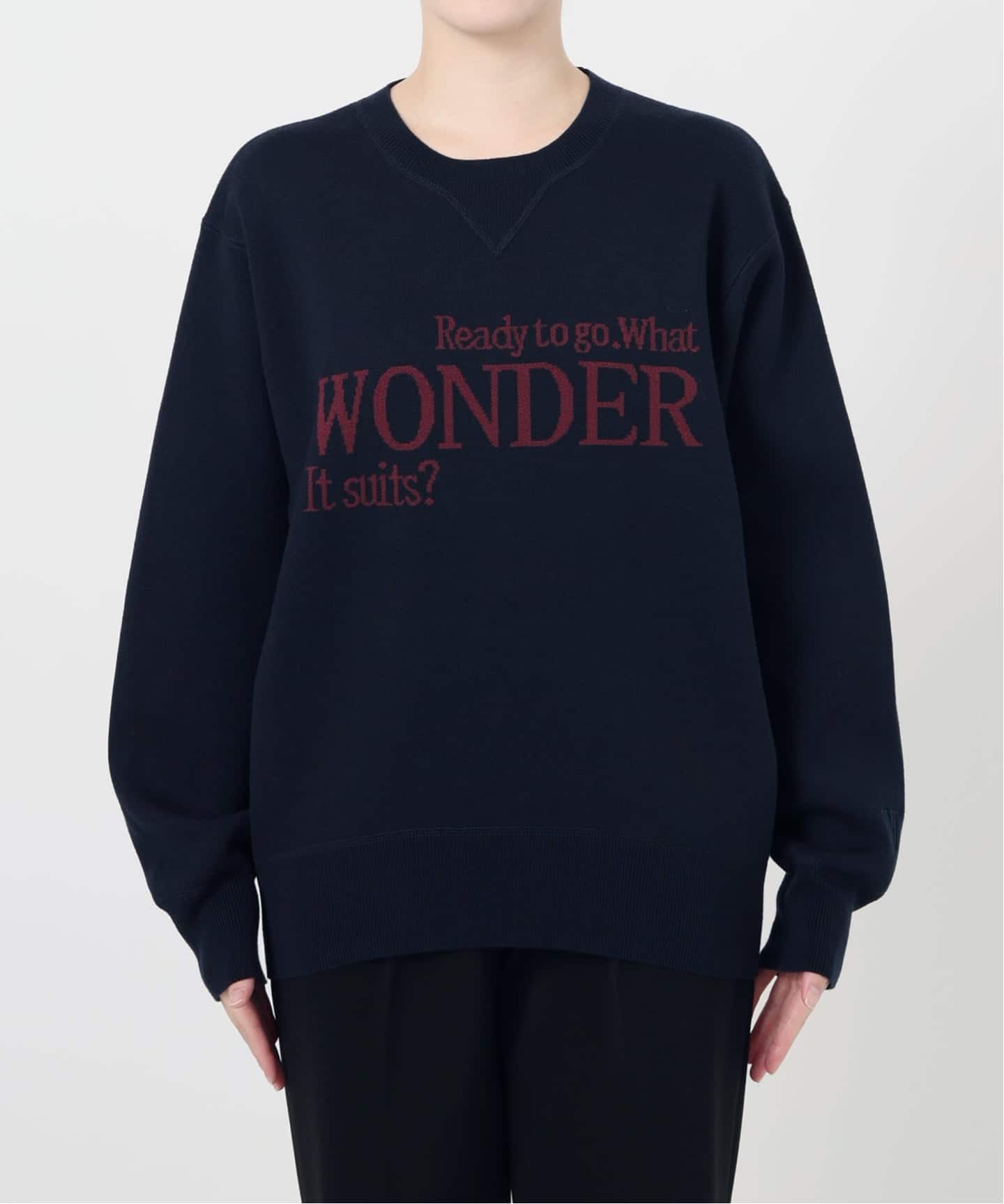 LOGO Knit プルオーバー（ニット／セーター）｜VERMEIL par iena