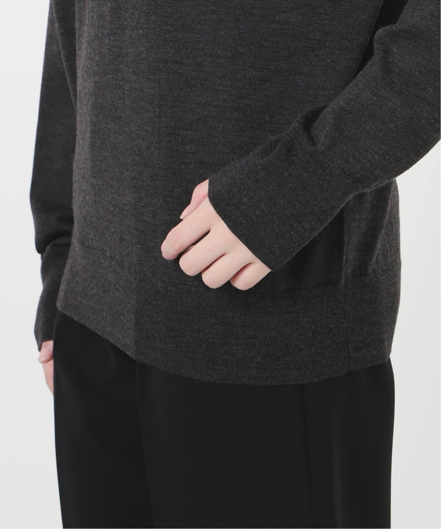 2023年AW ヴェルメイユパーイエナ　ニット 予約》GLOW wool crew knit（ニット／セーター）｜VERMEIL par