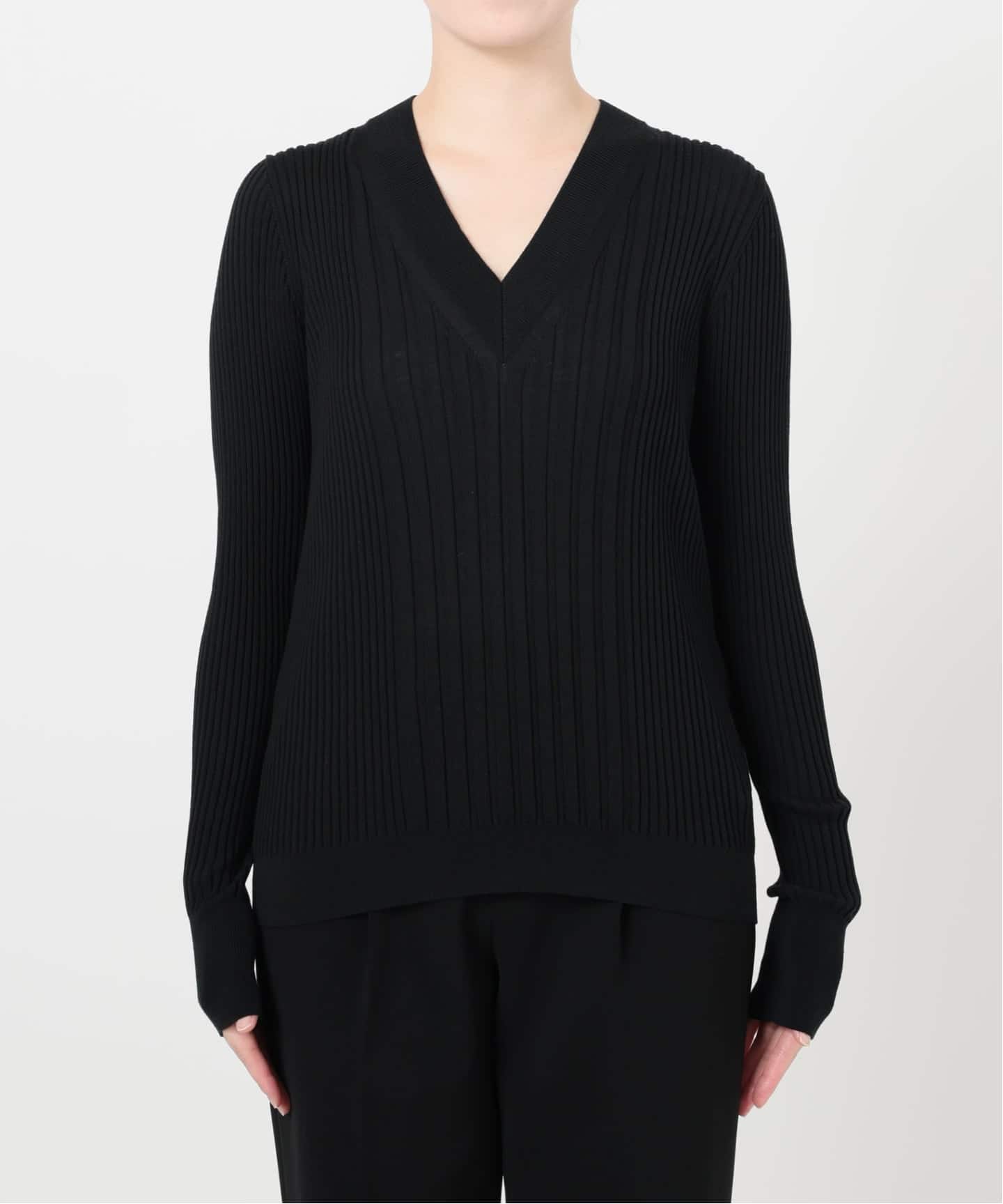 SLOWOOL Vネック プルオーバー（ニット／セーター）｜VERMEIL par iena