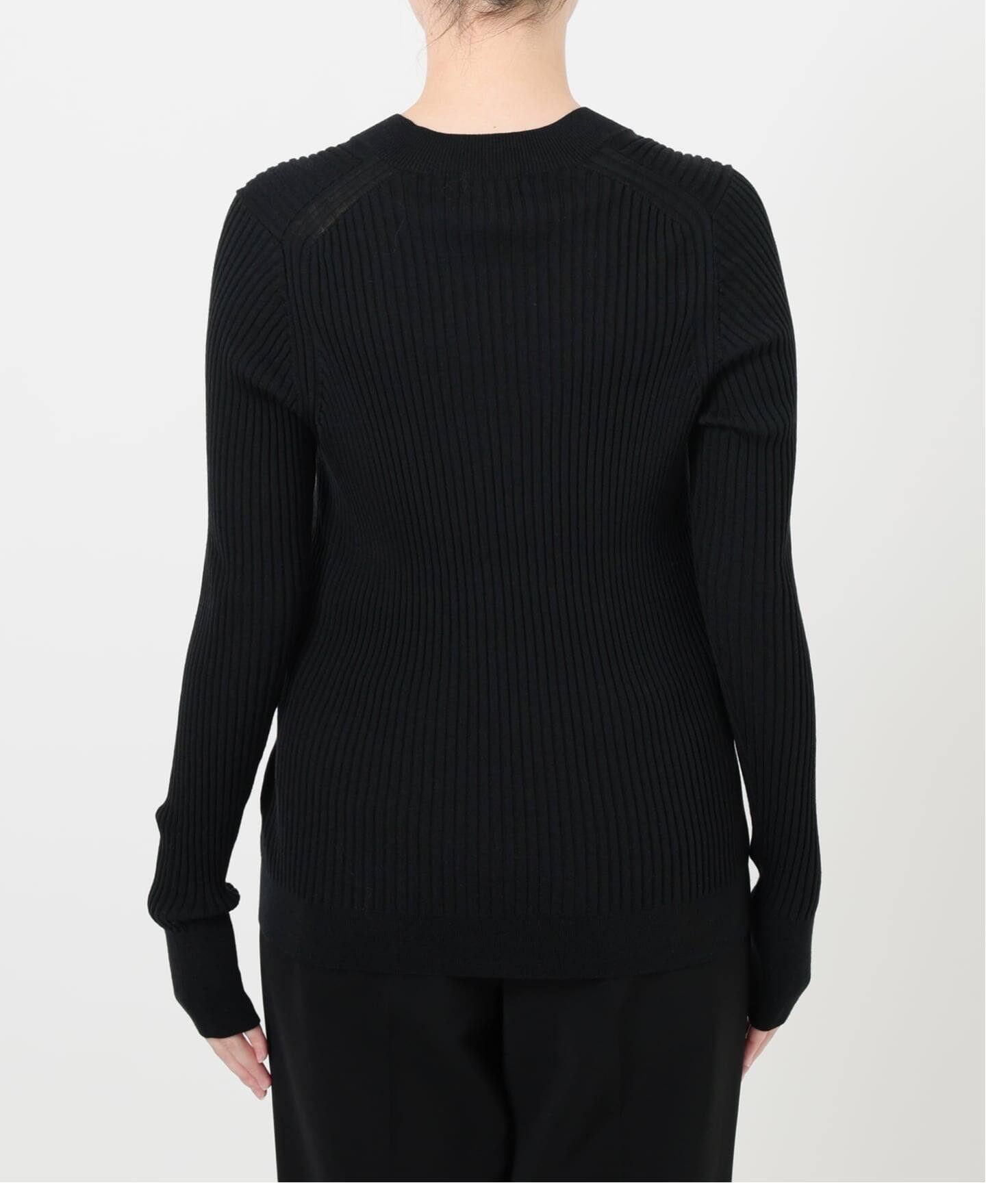 美品✨2,8万 ヴェルメイユ パーイエナ Vネックリブニット フリー ボルドー ゆう】VERMEIL par iena Vネックプルオーバー/リブパンツ VERMEIL par