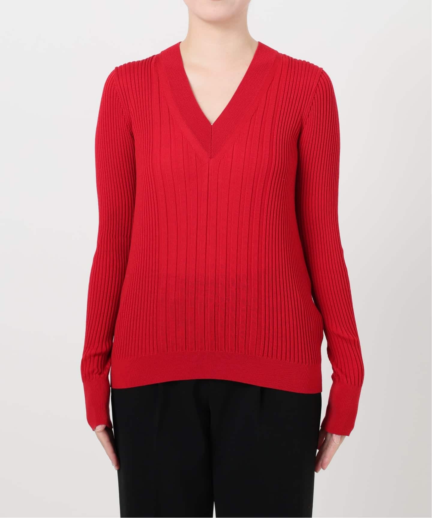 SLOWOOL Vネック プルオーバー（ニット／セーター）｜VERMEIL par iena