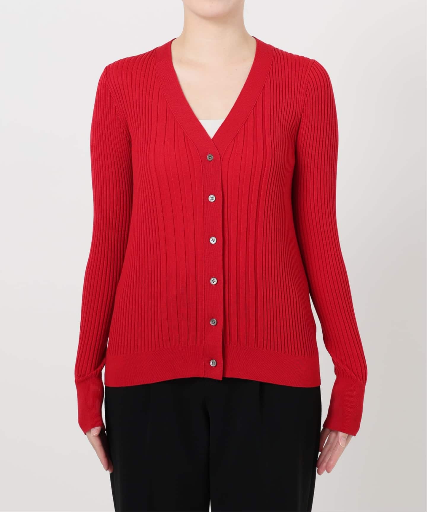 SLOWOOL Vネック カーディガン（カーディガン）｜VERMEIL par