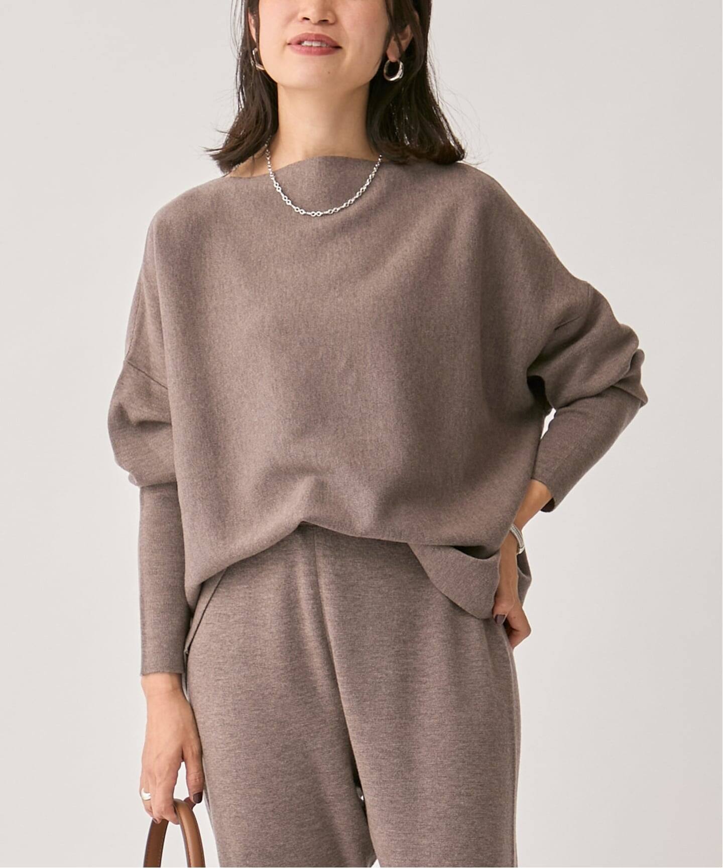 追加》ボートネックプルオーバー（ニット／セーター）｜VERMEIL par