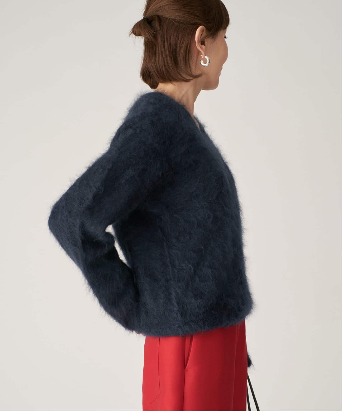 ENRICA エンリカ Vネックプルオーバー 1-tone KNIT241（ニット