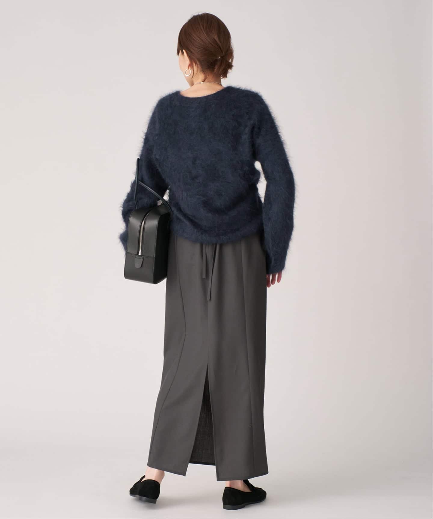 ENRICA エンリカ Vネックプルオーバー 1-tone KNIT241（ニット