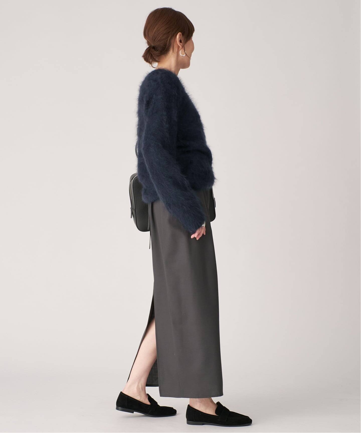 ENRICA エンリカ Vネックプルオーバー 1-tone KNIT241（ニット