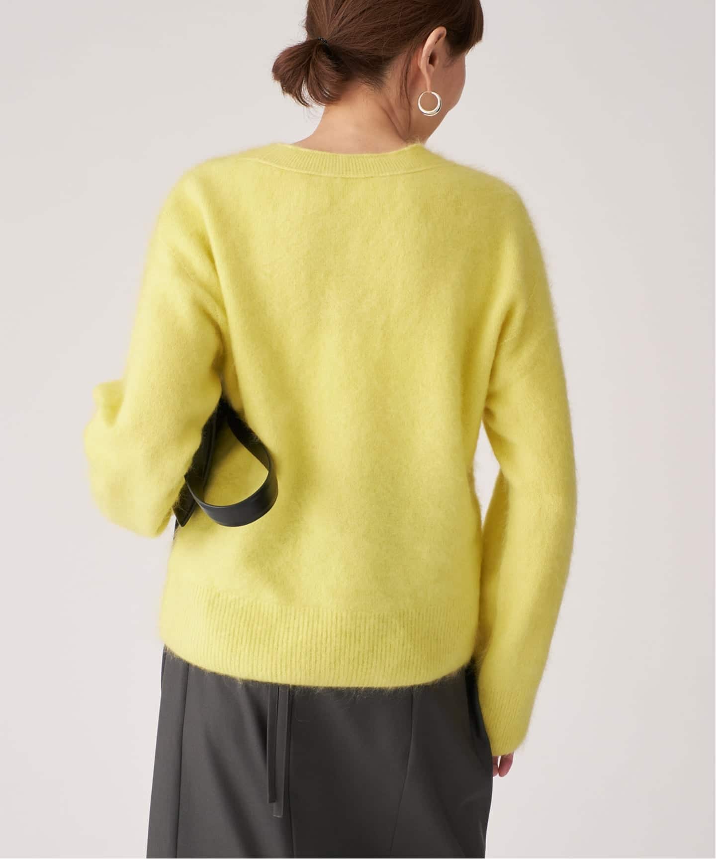 ENRICA エンリカ Vネックプルオーバー 1-tone KNIT241（ニット