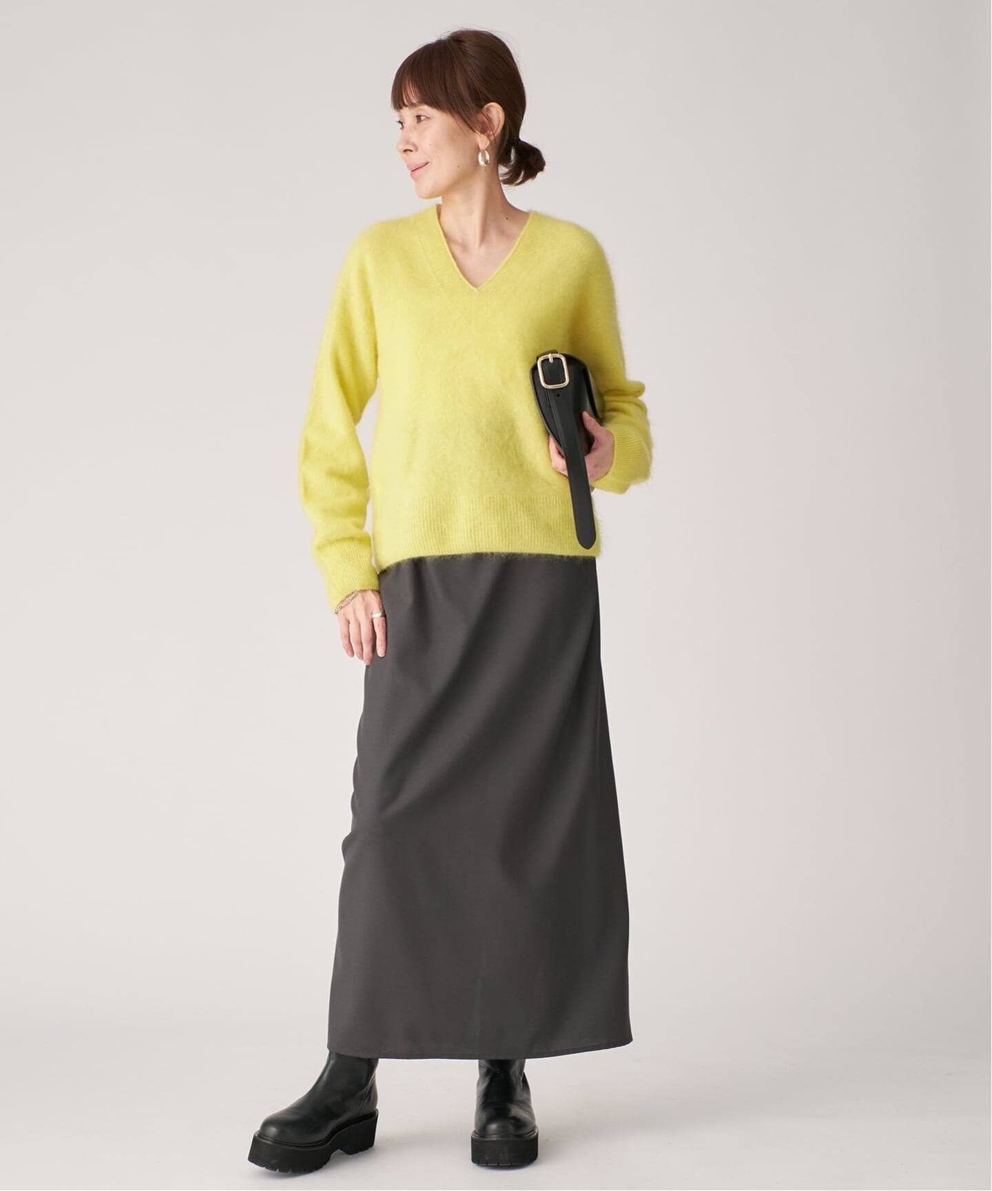 【enrica】カシミヤVネックプルオーバー Spick & Span（スピックアンドスパン）の「【enrica】カシミヤVネック