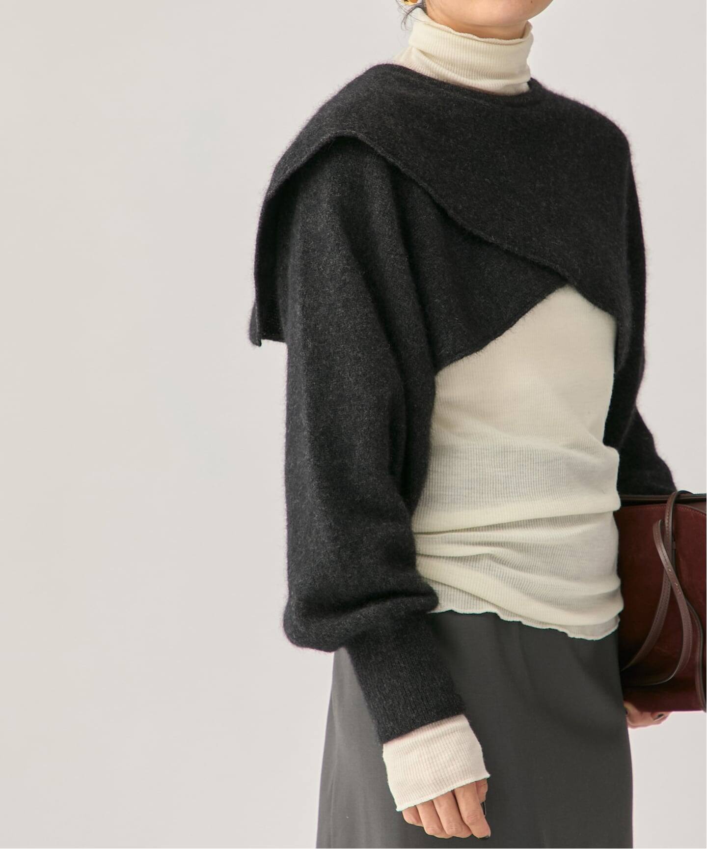 ENRICA エンリカ SLEEVE CAPE ニット KNIT245（ニット／セーター