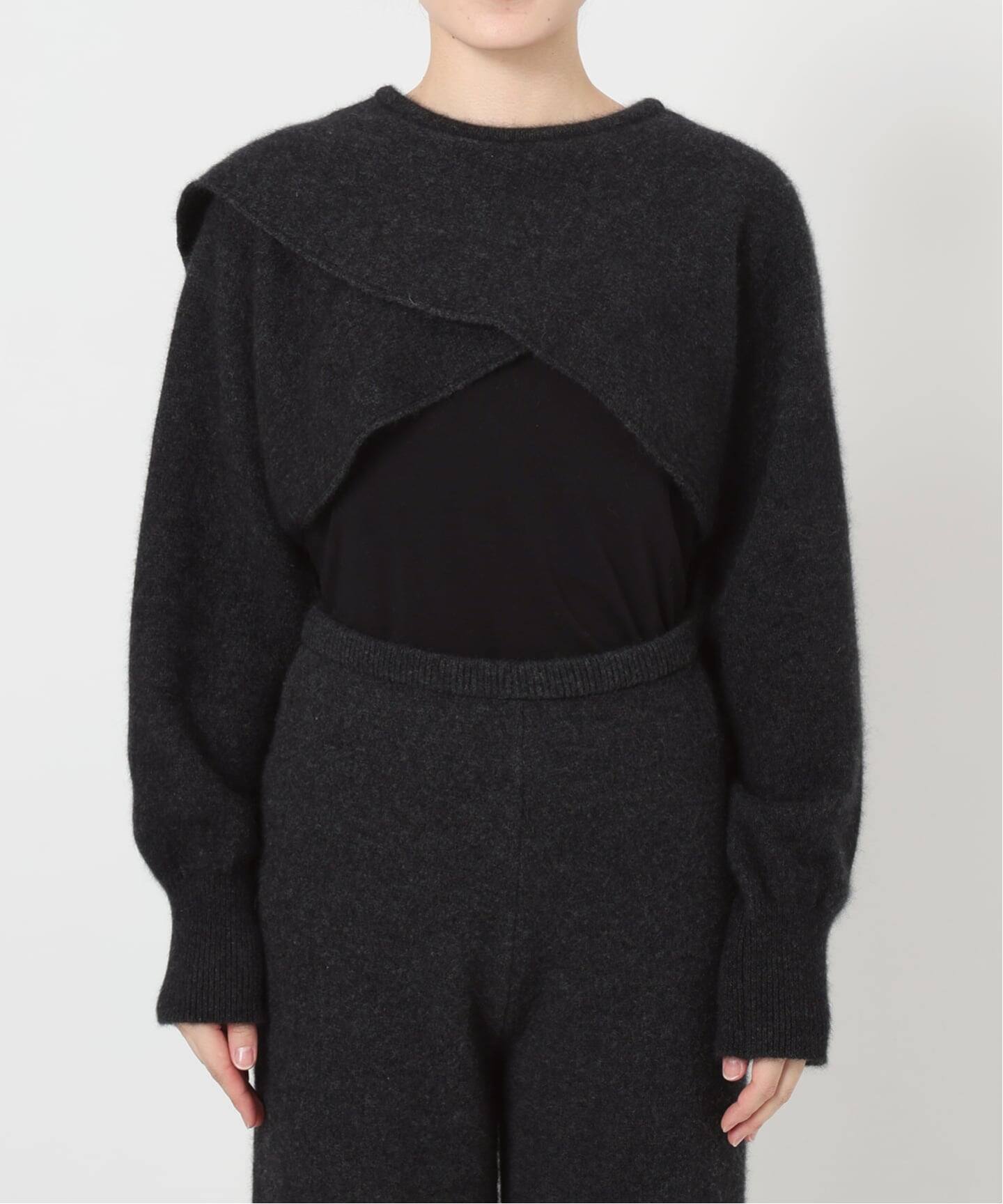 ENRICA エンリカ SLEEVE CAPE ニット KNIT245（ニット／セーター