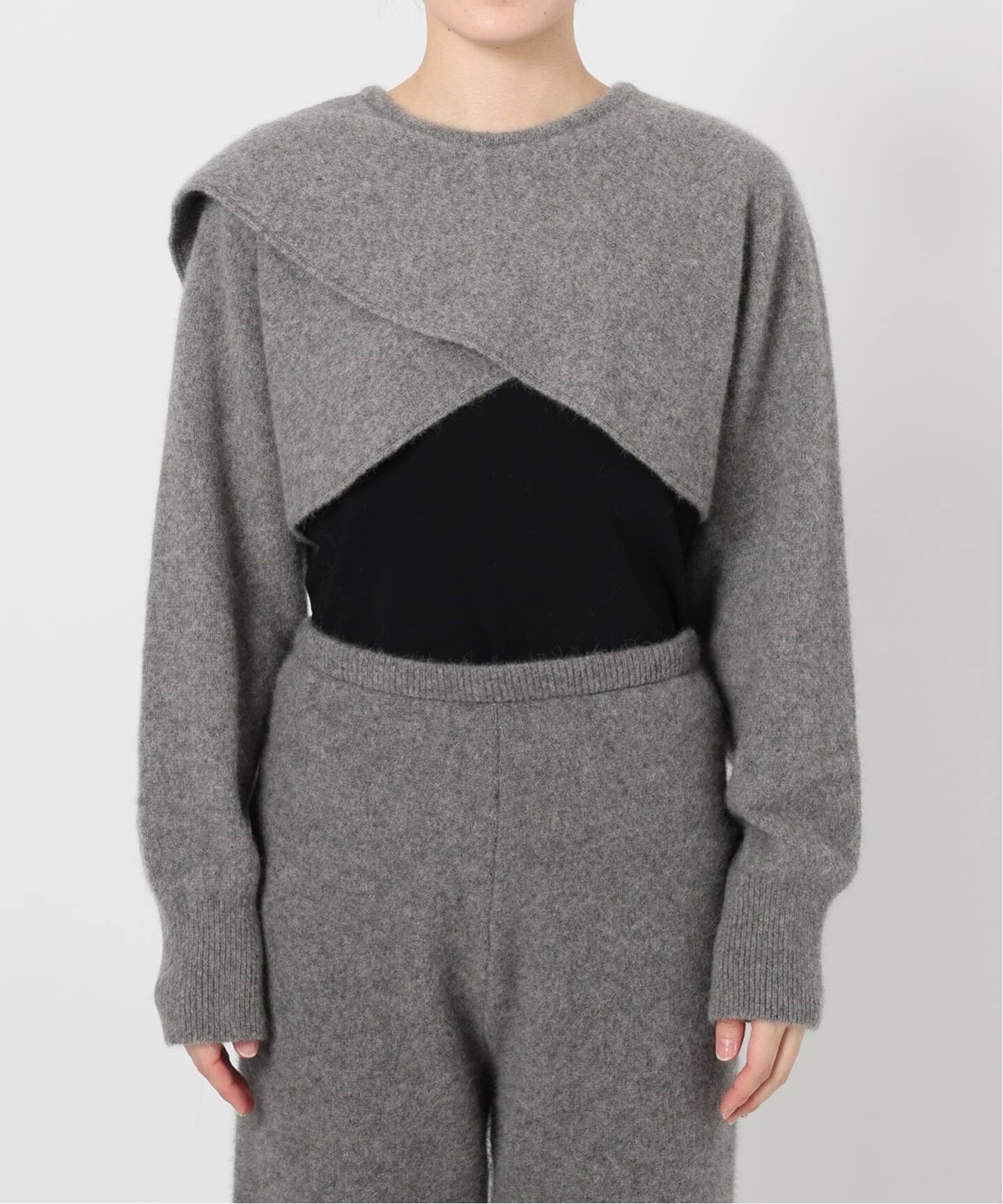 ENRICA エンリカ SLEEVE CAPE ニット KNIT245（ニット／セーター
