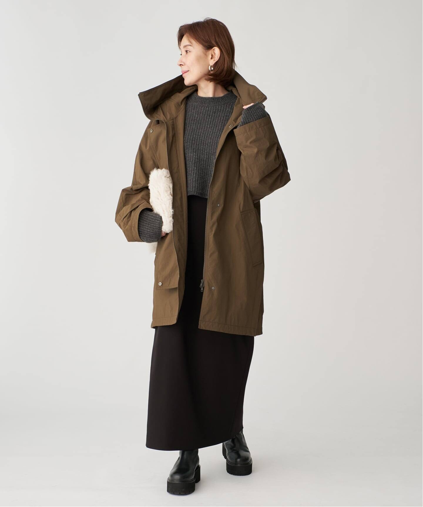 INSCRIRE アンスクリア Rib Short Length プルオーバー I25AWK1