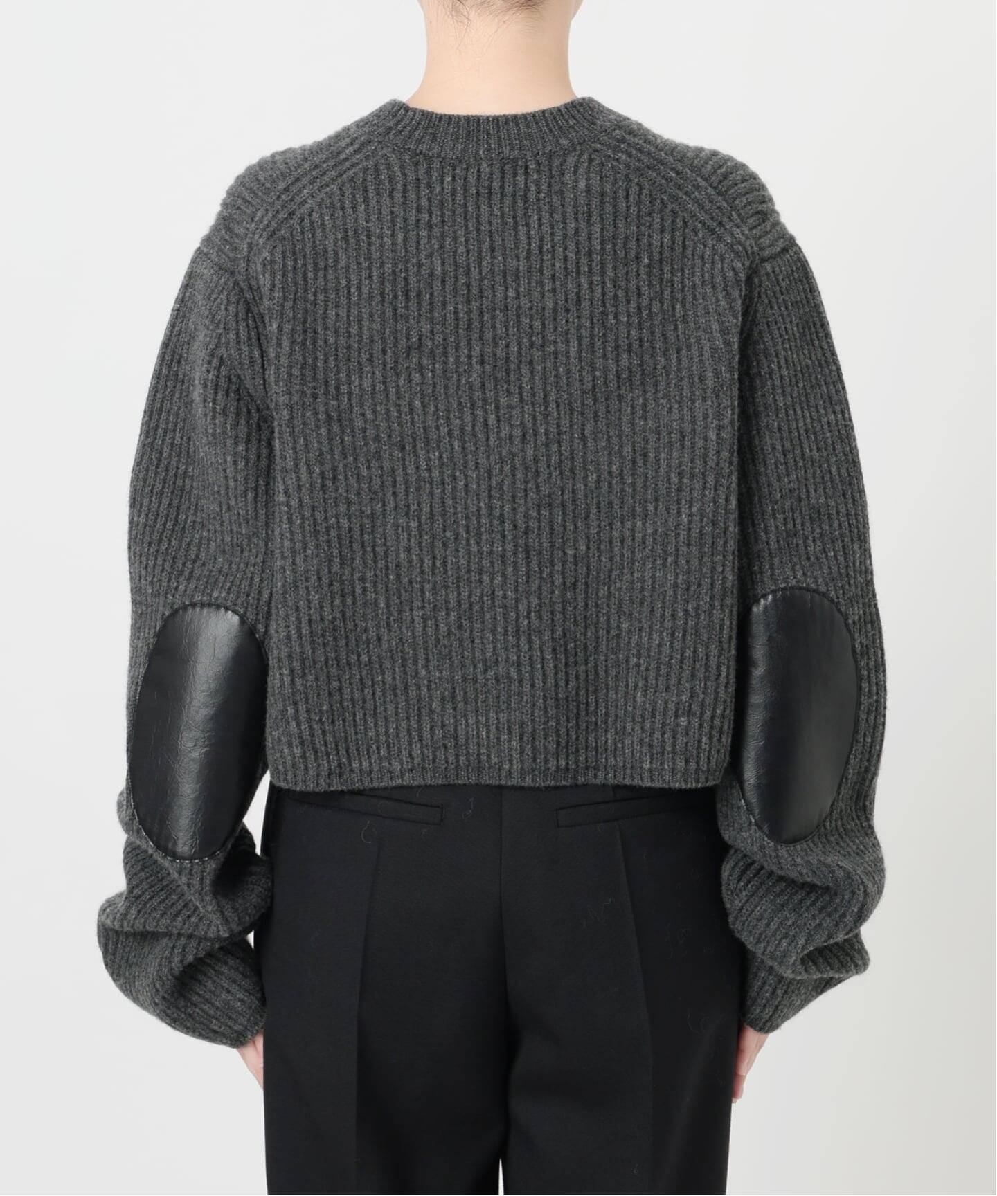 INSCRIRE アンスクリア Rib Short Length プルオーバー I25AWK1