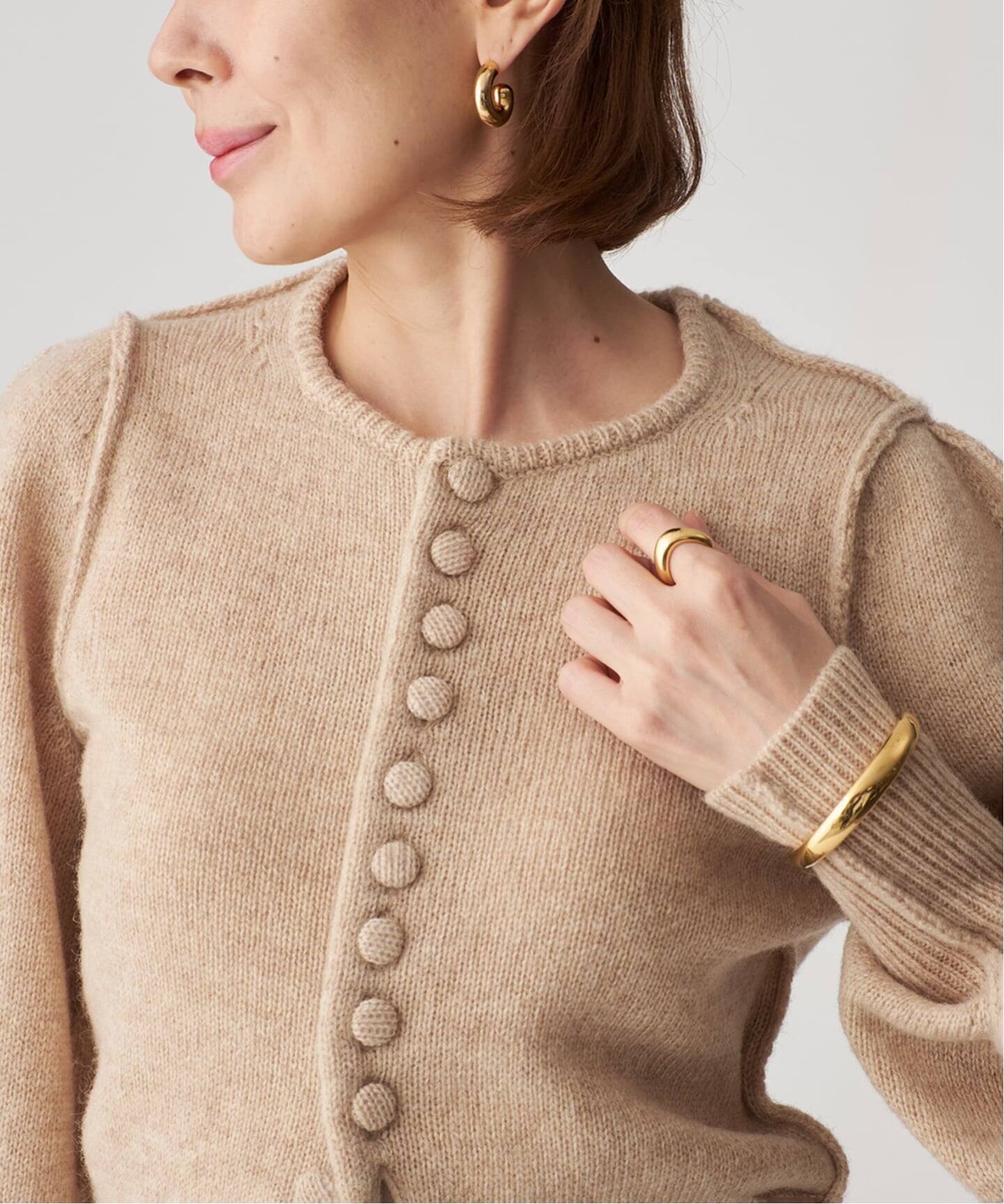 INSCRIRE アンスクリア Shoulder カーディガン I25AWK15（カーディガン