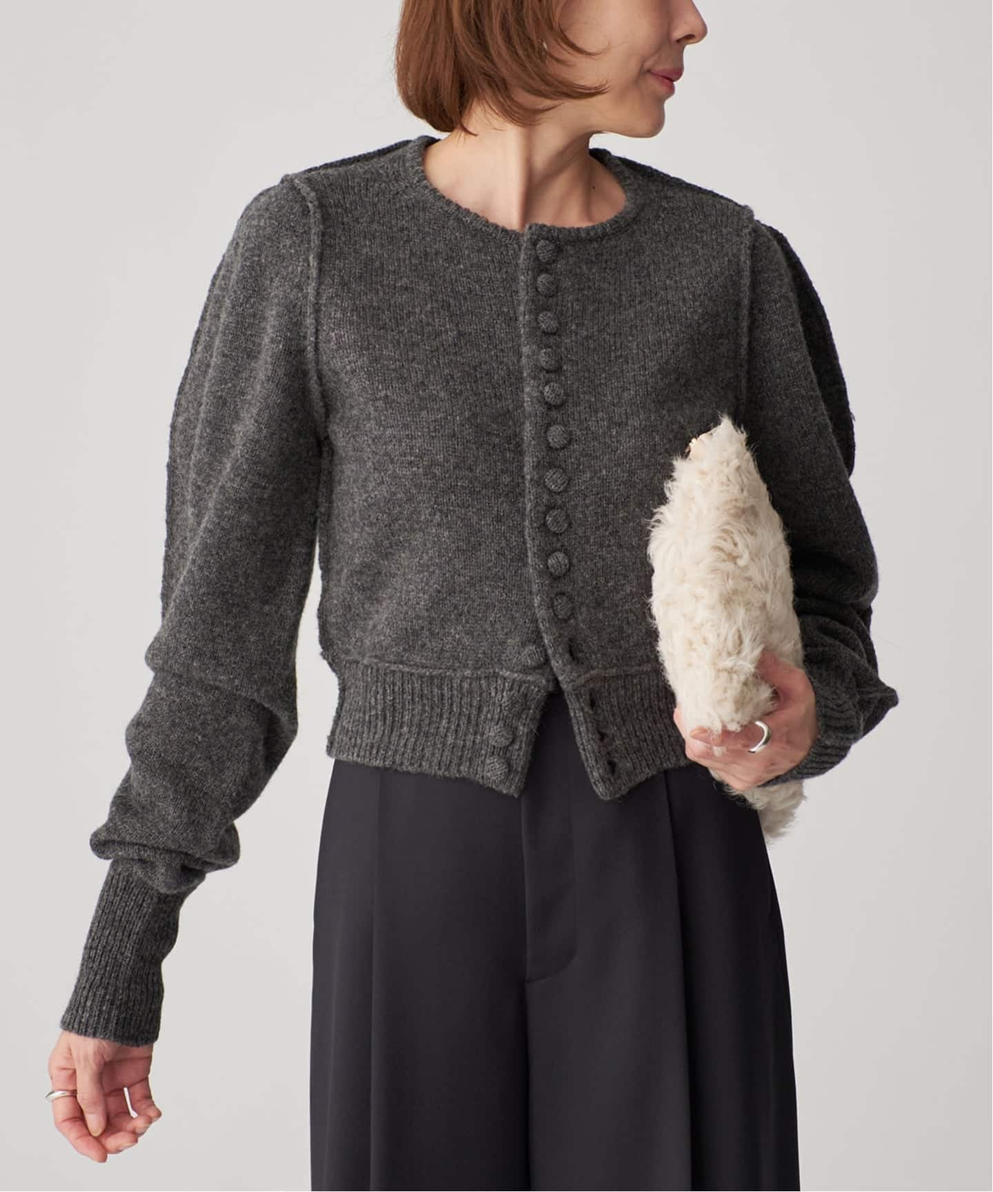 INSCRIRE アンスクリア Shoulder カーディガン I25AWK15（カーディガン