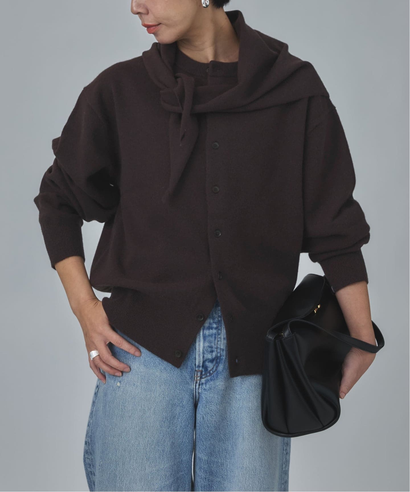 extreme cashmere エクストリームカシミヤ カーディガン extreme cashmere - エクストリームカシミヤ】N°24 tokio / Moss