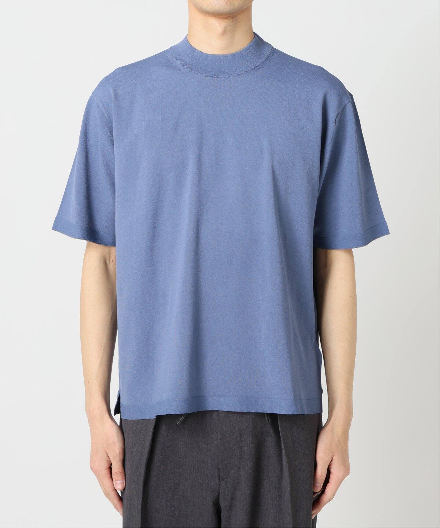 MULTI FUNCTION” モックネック ニットTシャツ（ニット／セーター