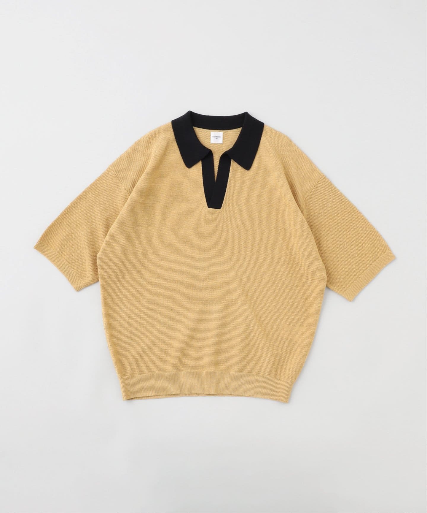 メッシュ ハーフスリーブ スキッパー
