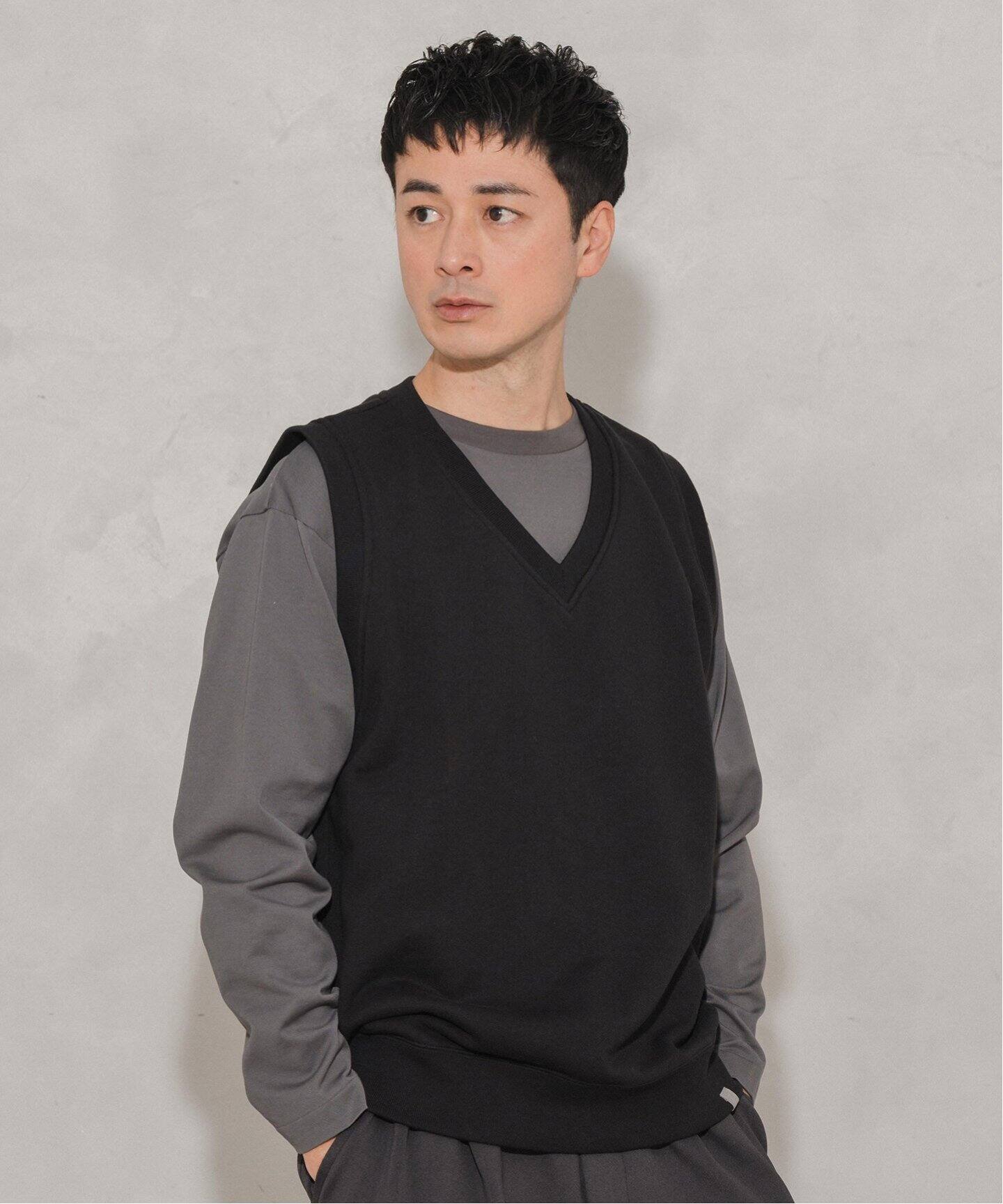 LOOPWHEELER × LOWERCASE for EDIFICE ライトツリウラケ ルーズベスト