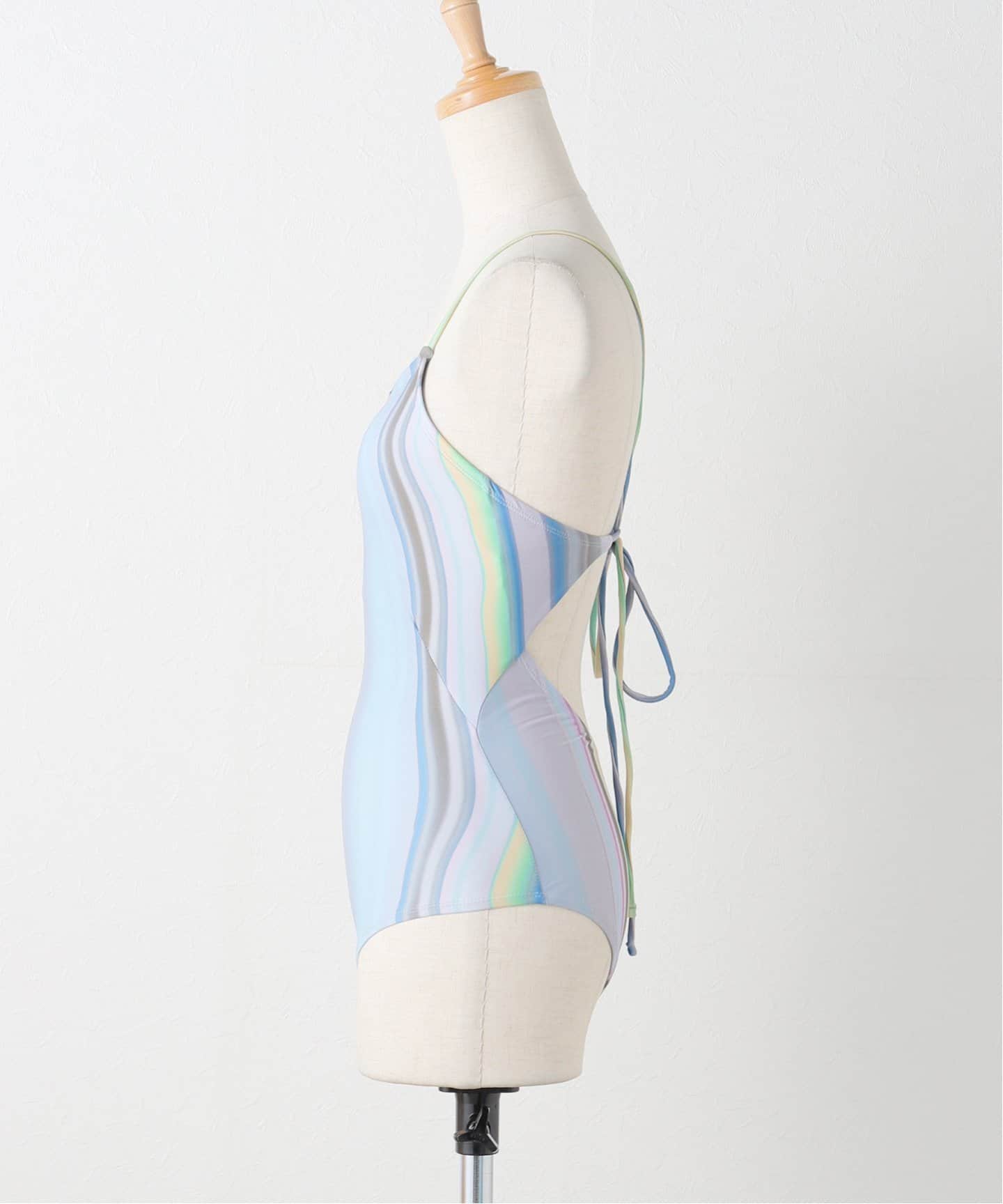 【PISCESS】Holographic One-Piece Swimsuit ☆ワンピース水着 Ray BEAMS（レイ ビームス）PISCESS / Holographic One Piece
